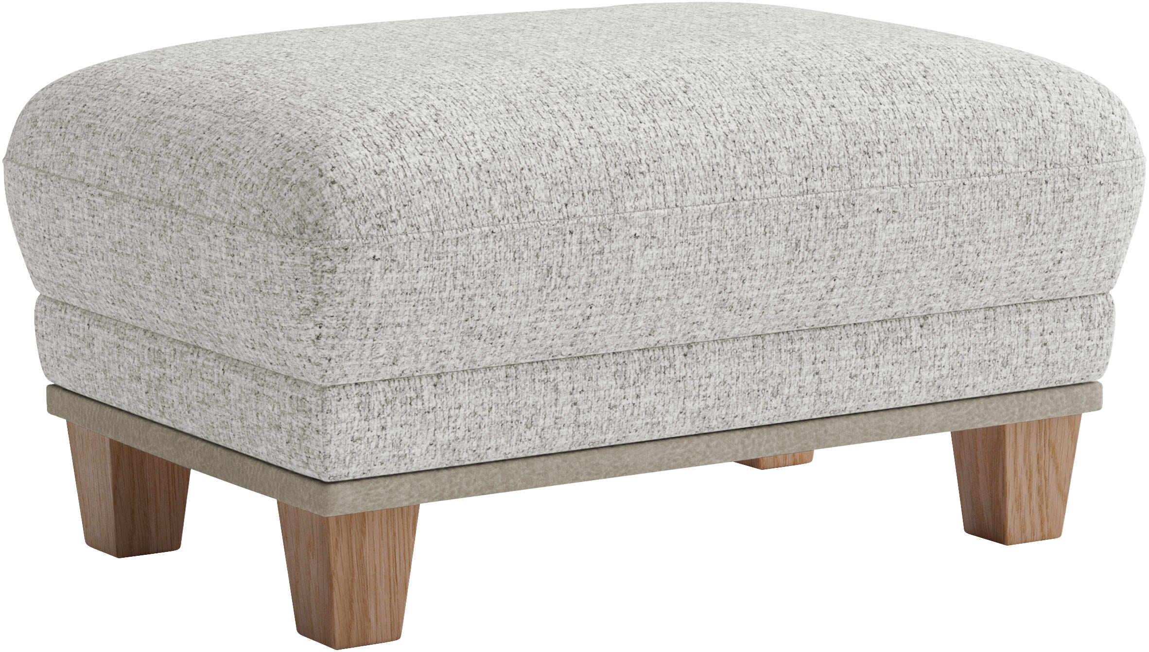 sit&more Polsterhocker »Concept« mit Buchefuß in drei Farben zur Auswahl