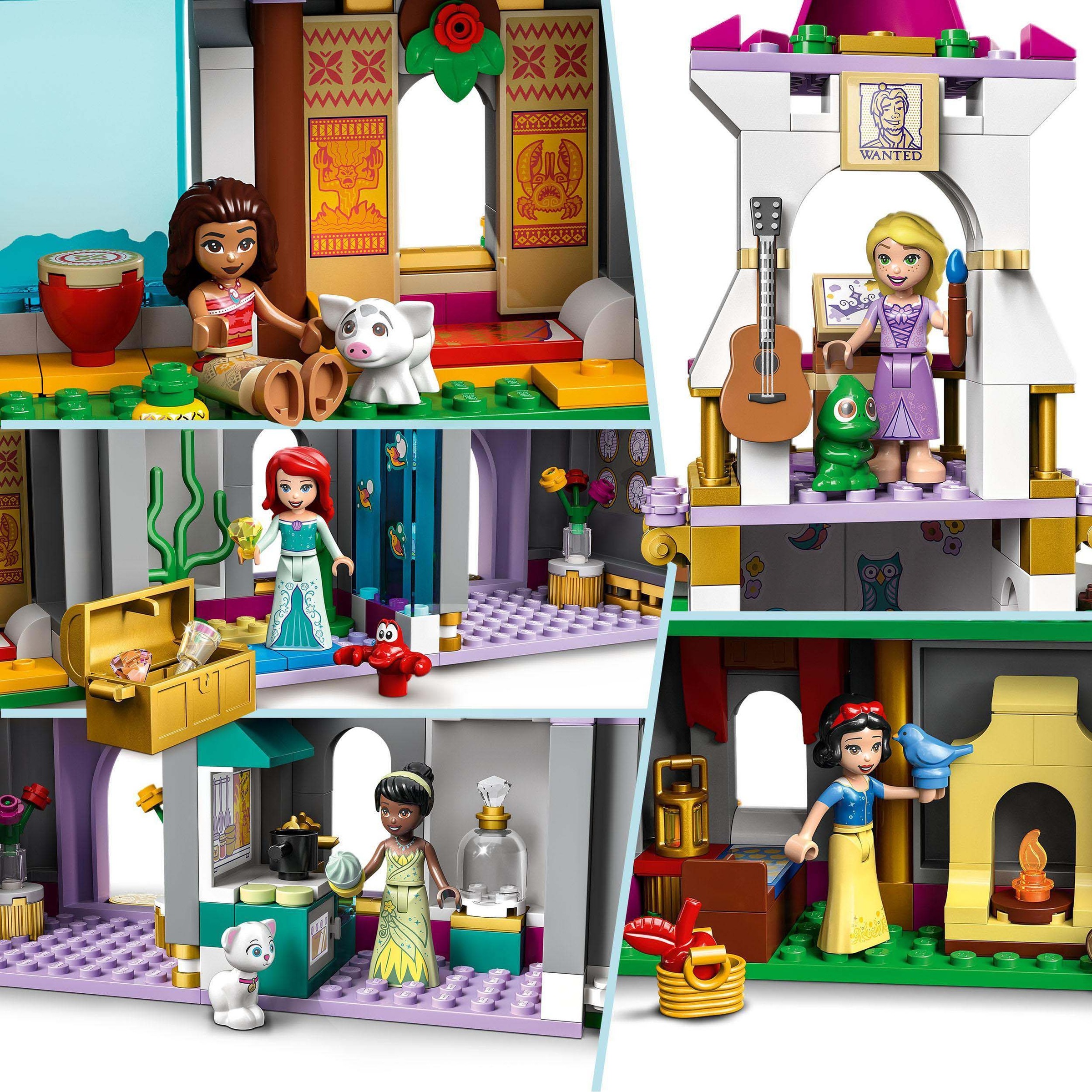 LEGO® Konstruktionsspielsteine »Ultimatives Abenteuerschloss (43205), LEGO® Disney Princess«, (698 St.), Made in Europe