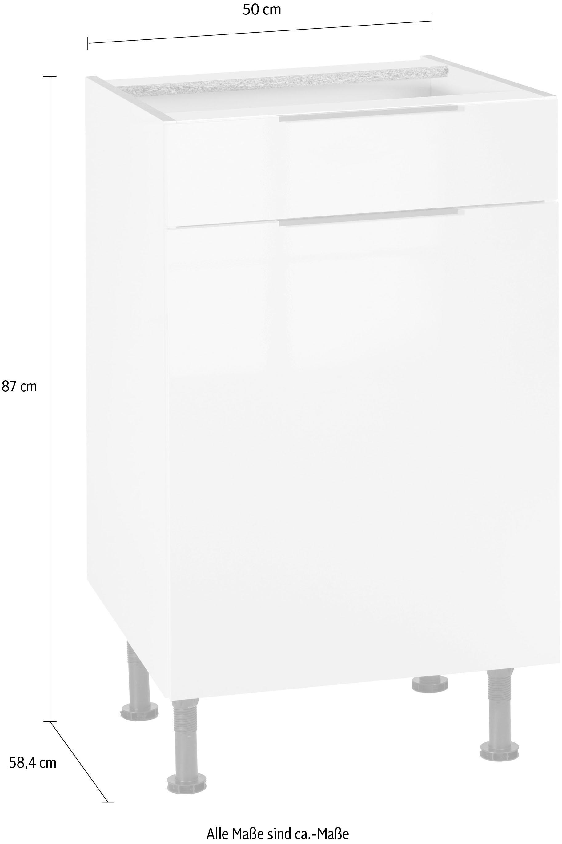 OPTIFIT Unterschrank »Tara« mit Vollauszug und Soft-Close-Funktion, Breite 50 cm