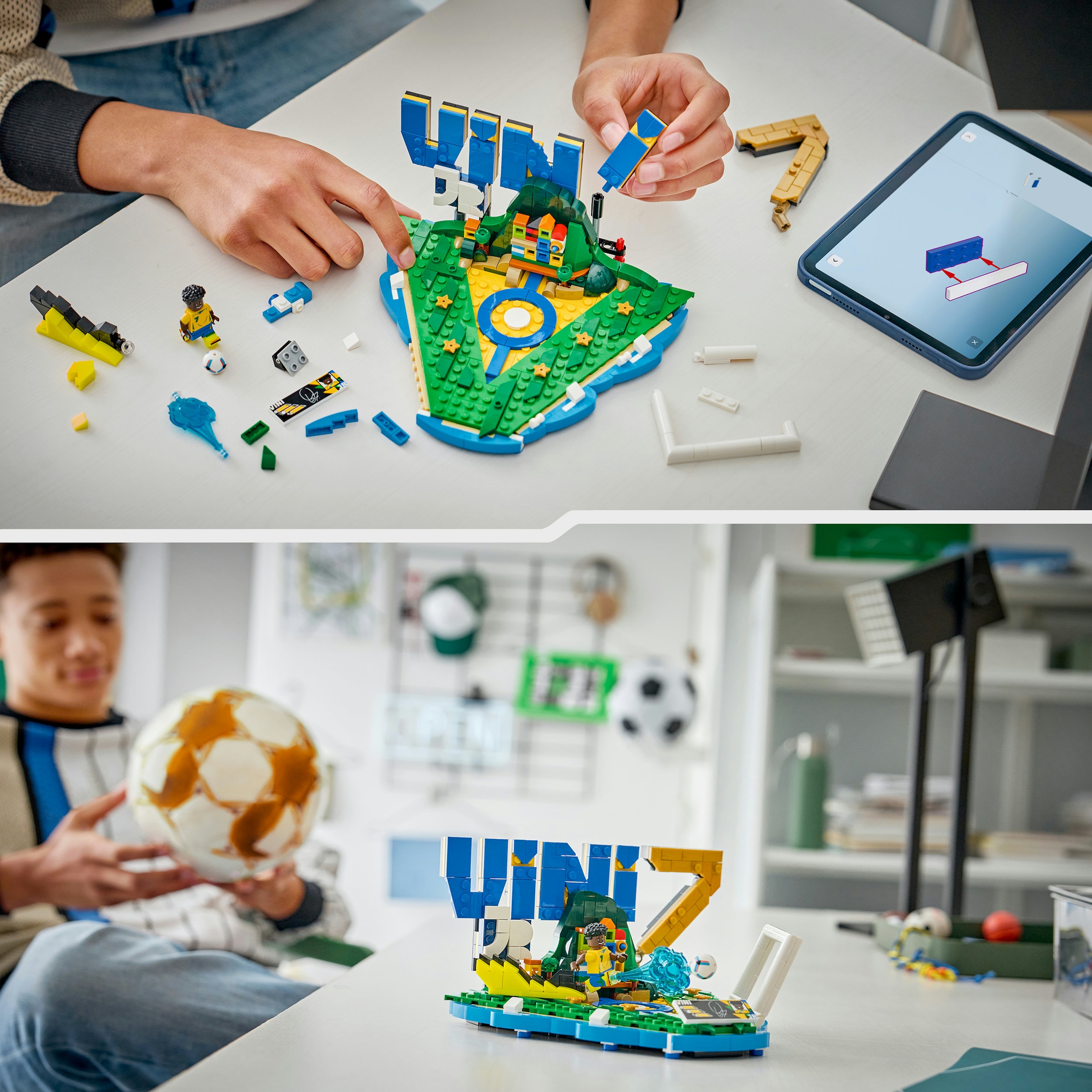 LEGO® Konstruktionsspielsteine »Vini Jr. – Fußball-Highlights (43027), LEGO Editions Football«