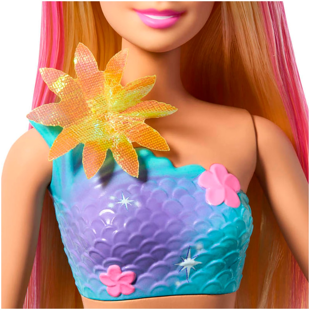 Barbie Anziehpuppe »Meerjungfrau mit magischen Blüten, blond«