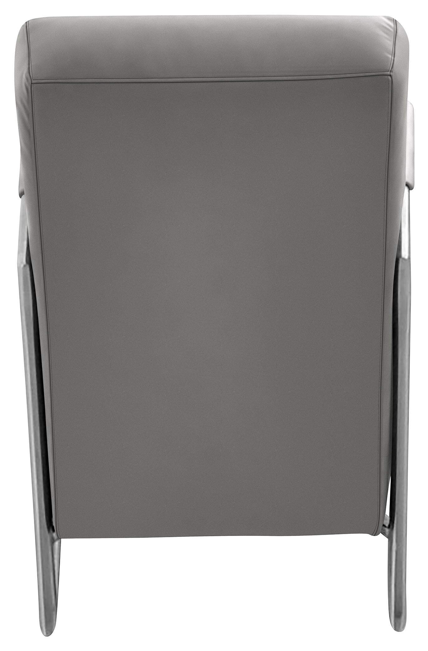 K+W Komfort & Wohnen Cocktailsessel mit bezogenen Armlehnen, Gestell in Metall Edelstahloptik