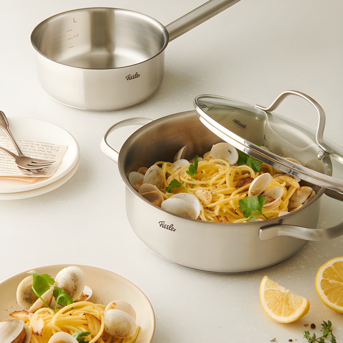 Fissler Kochtopf »San Francisco« 2 Stk. tlg. Edelstahl 18/10