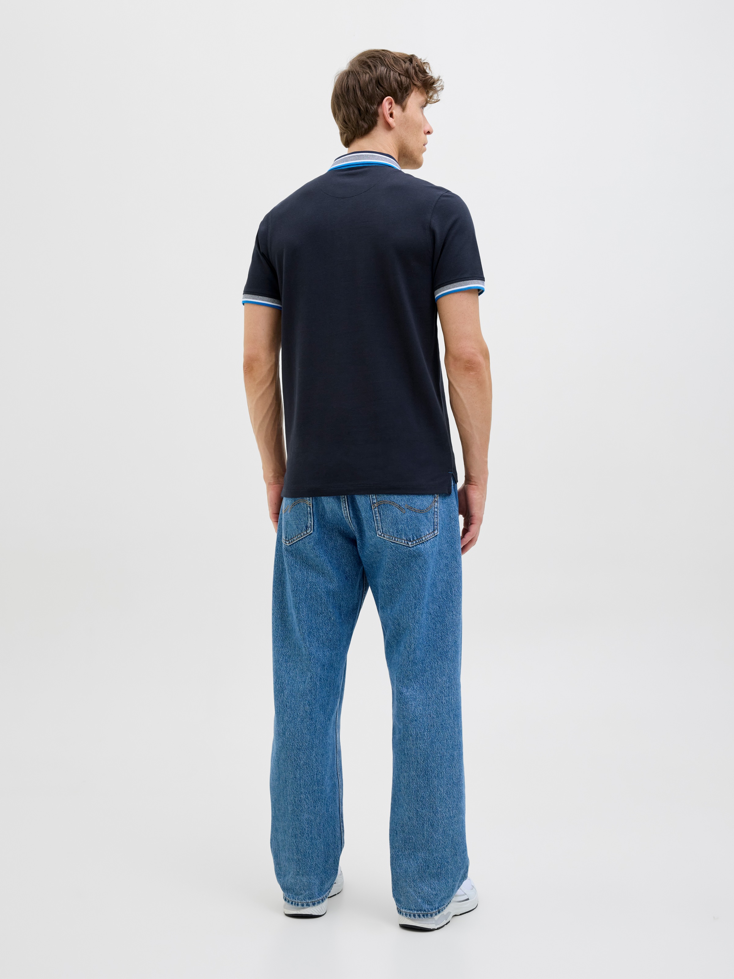 Jack & Jones Poloshirt »JJEPAULOS POLO SS NOOS«, mit Logo Stickerei