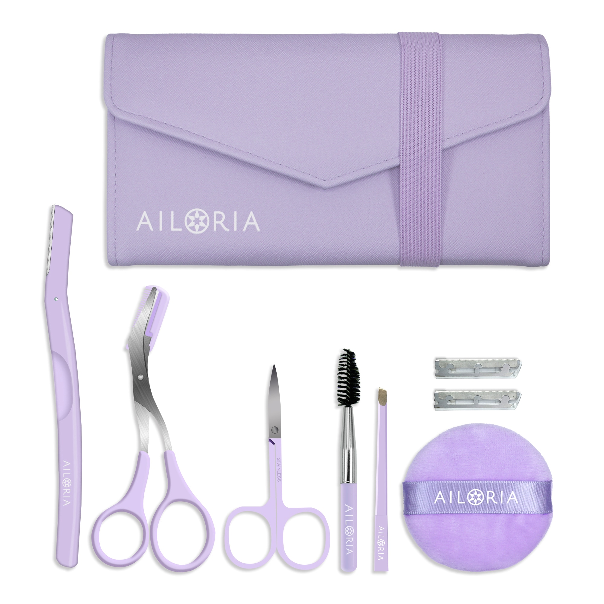 AILORIA Augenbrauenrasierer »Augenbrauen- und Gesichtspflege-Set VISAGIQUE«