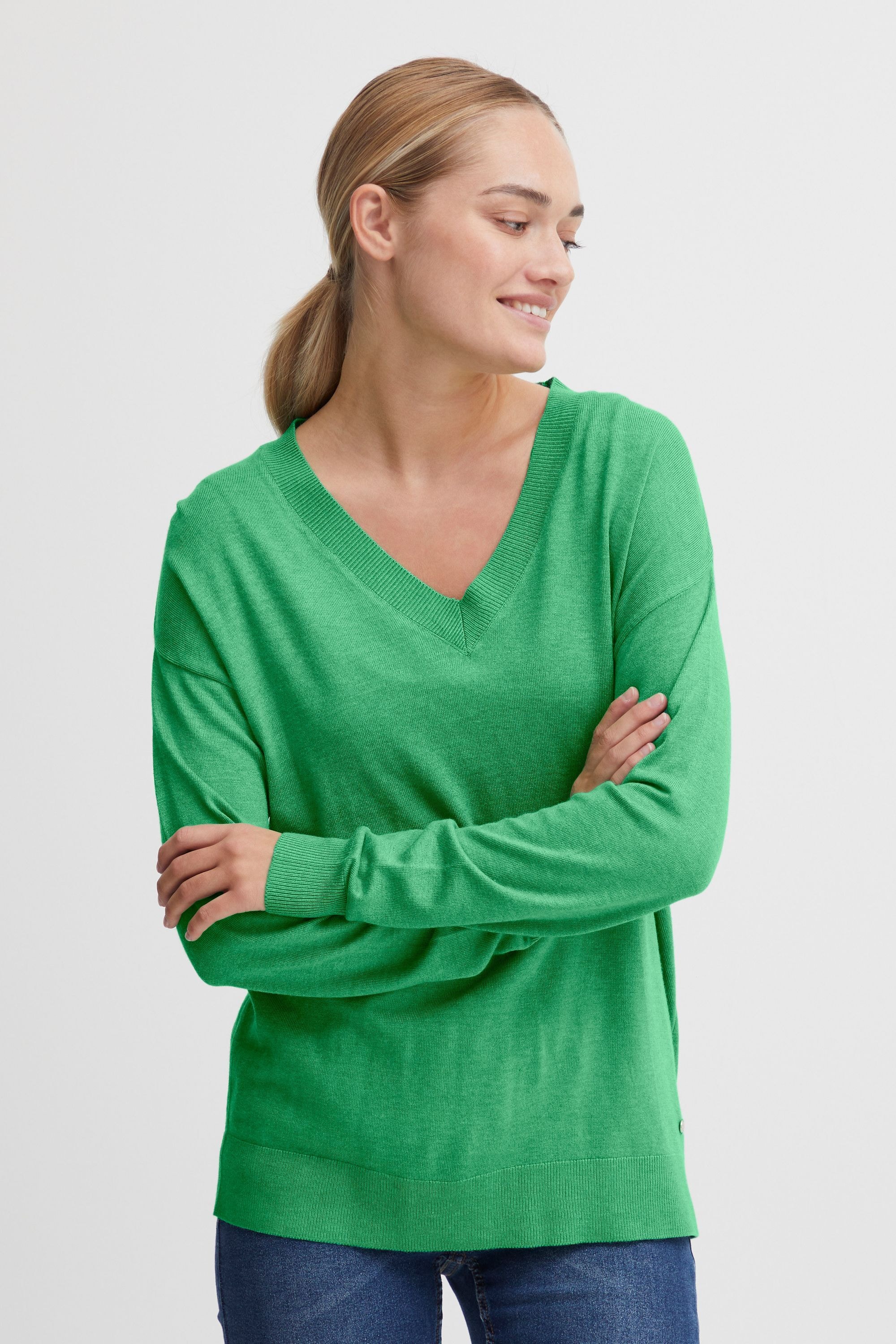 OXMO Strickfleece-Pullover »Strickpullover OXHelle«