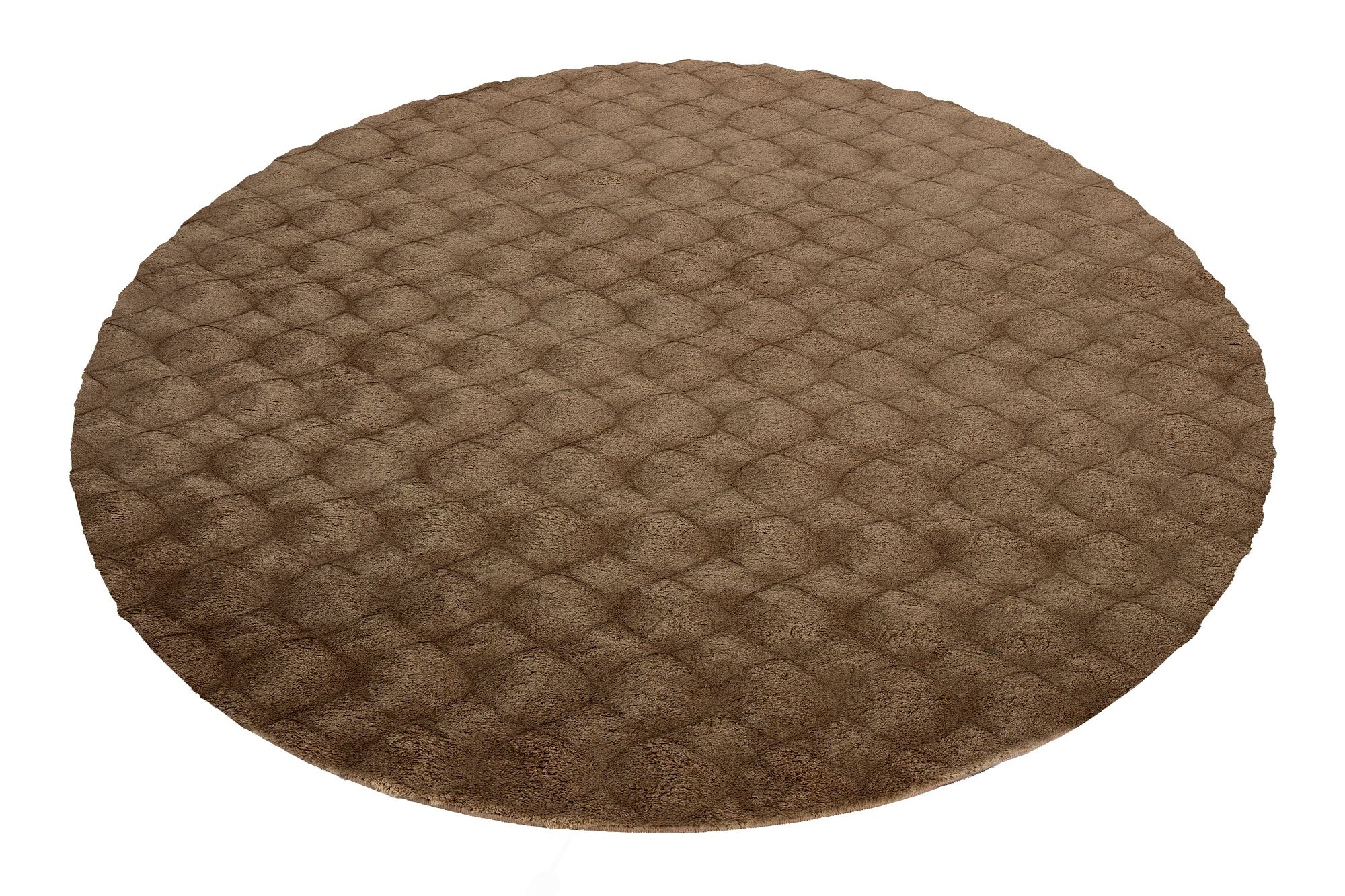 Kayoom Teppich »Royal Glow 825« rund 30 mm Höhe Auch in rund, Hochflor, Modernes Muster, Vegan