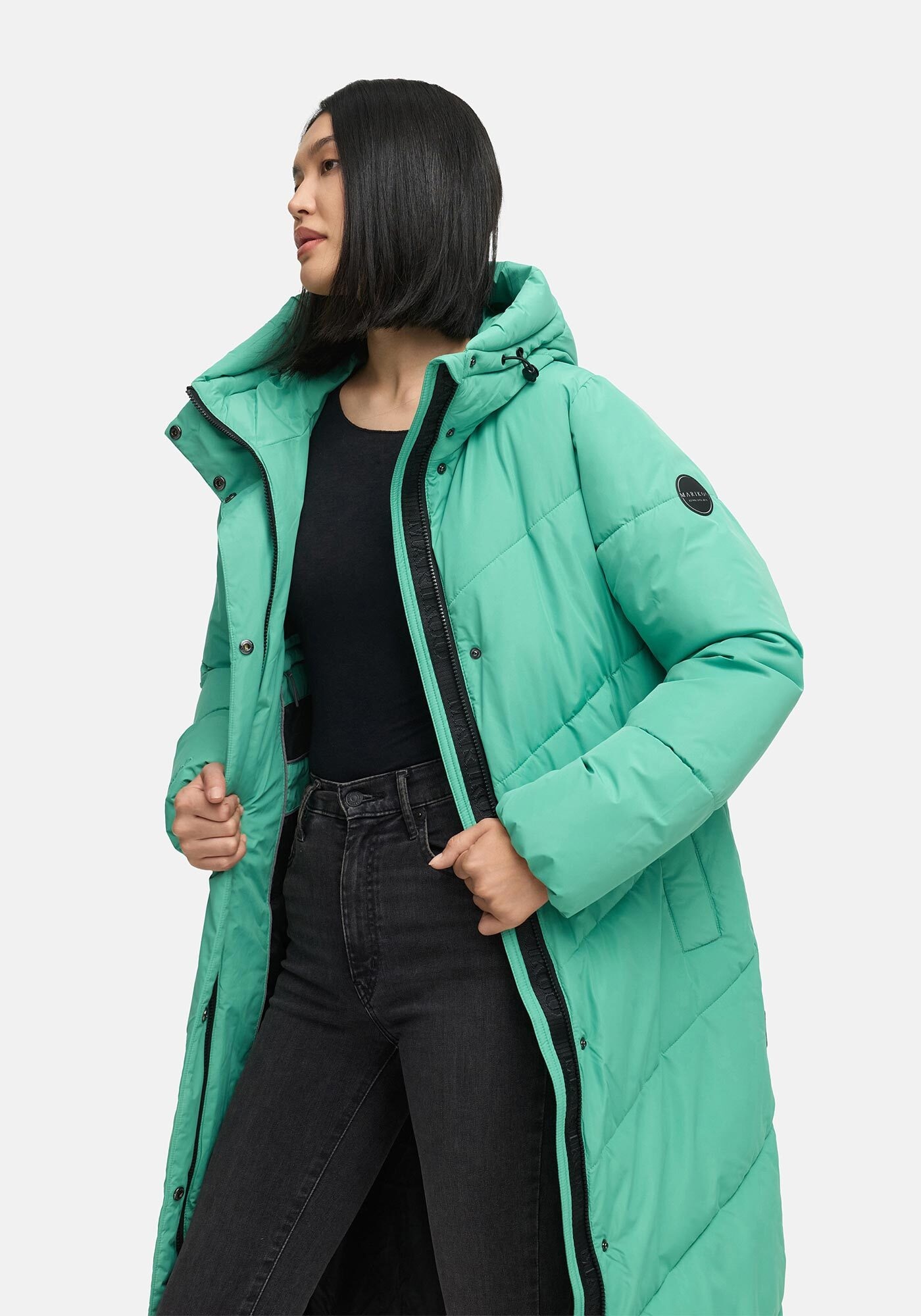 Marikoo Winterjacke »Marikoo Ranjaa Damen Winter Steppmantel N090«