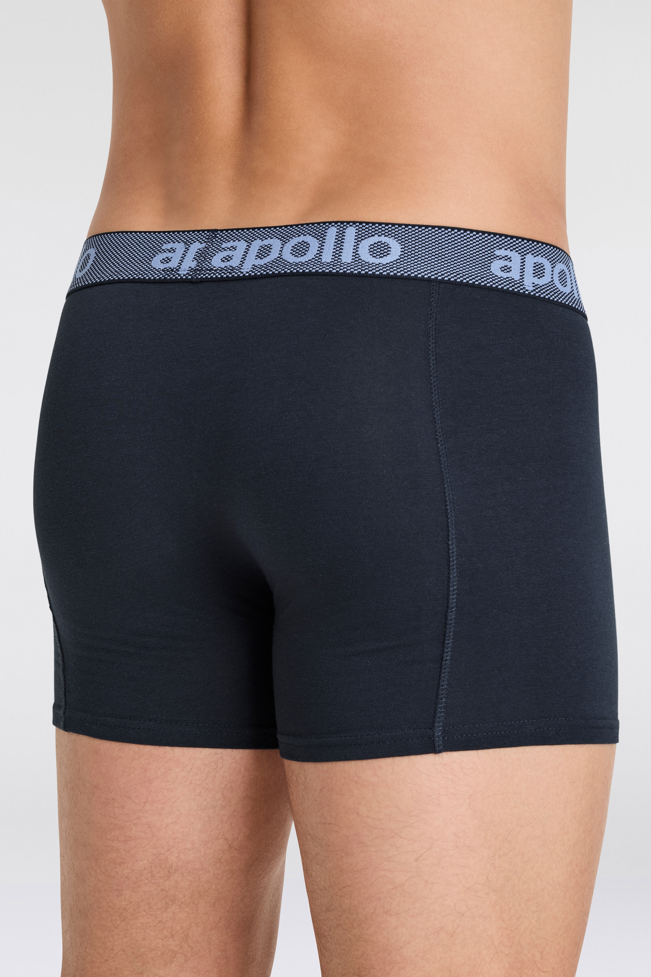 Apollo Boxer »MEN BOXERSHORTS«, (3er Pack), mit hohem Baumwollanteil, elastisch und gut an den Körper anpassend