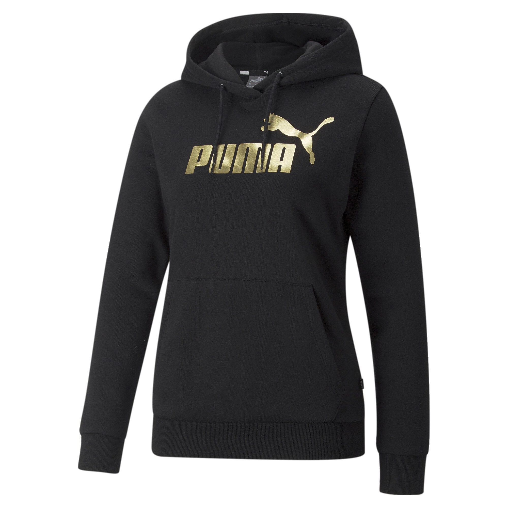 PUMA Kapuzensweatshirt »ESS+ METALLIC LOGO HOODIE FL«