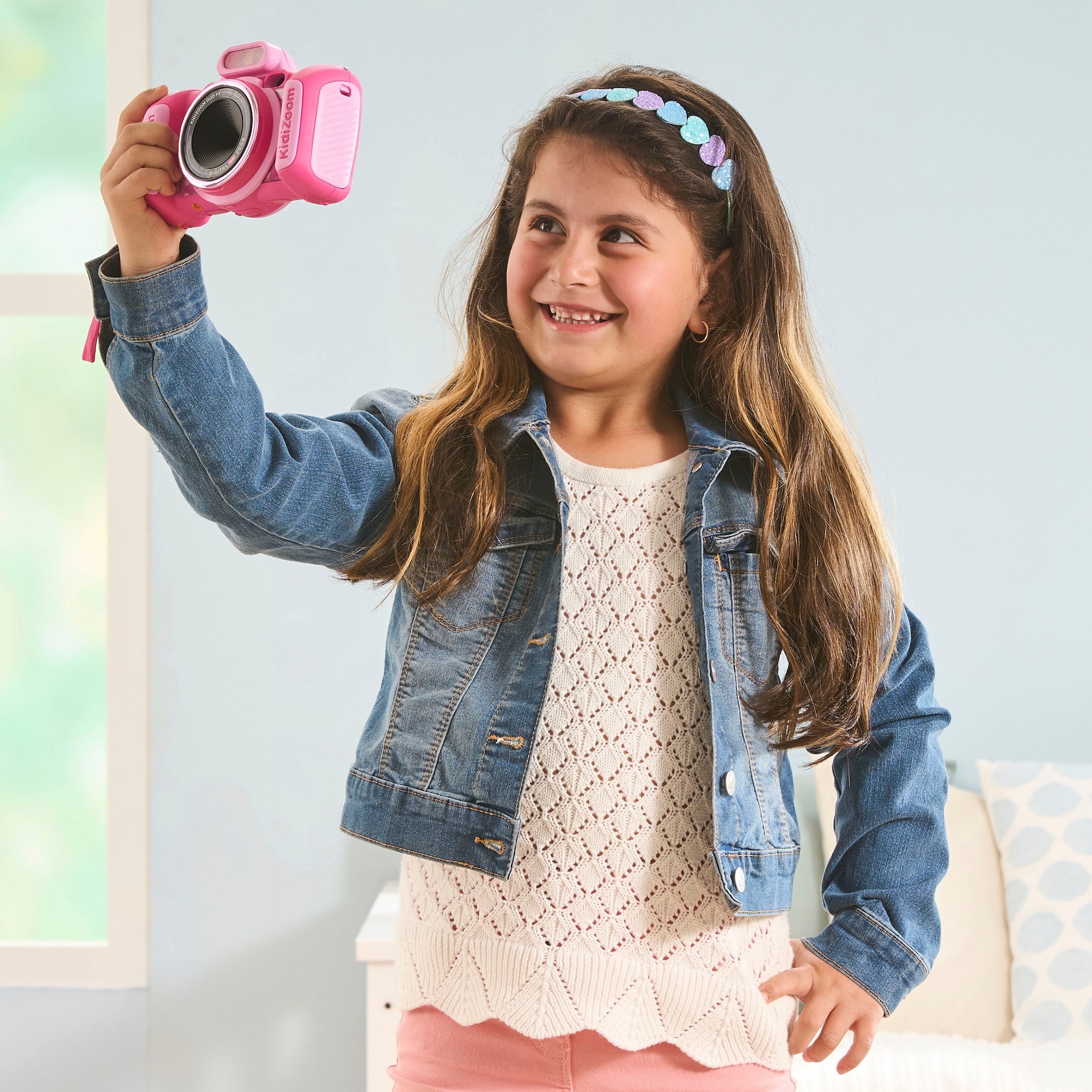 Vtech® Kinderkamera »KidiZoom Duo FX pink«, inkluisve Kopfhörer