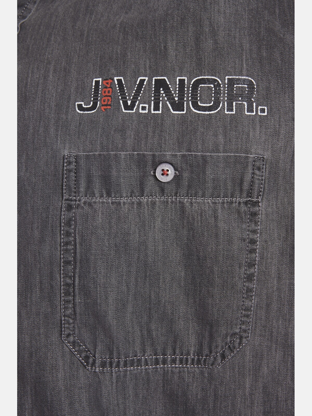Jan Vanderstorm Kurzarmhemd »Kurzarmhemd LUZZA«, (1 tlg.), im Jeans-Look