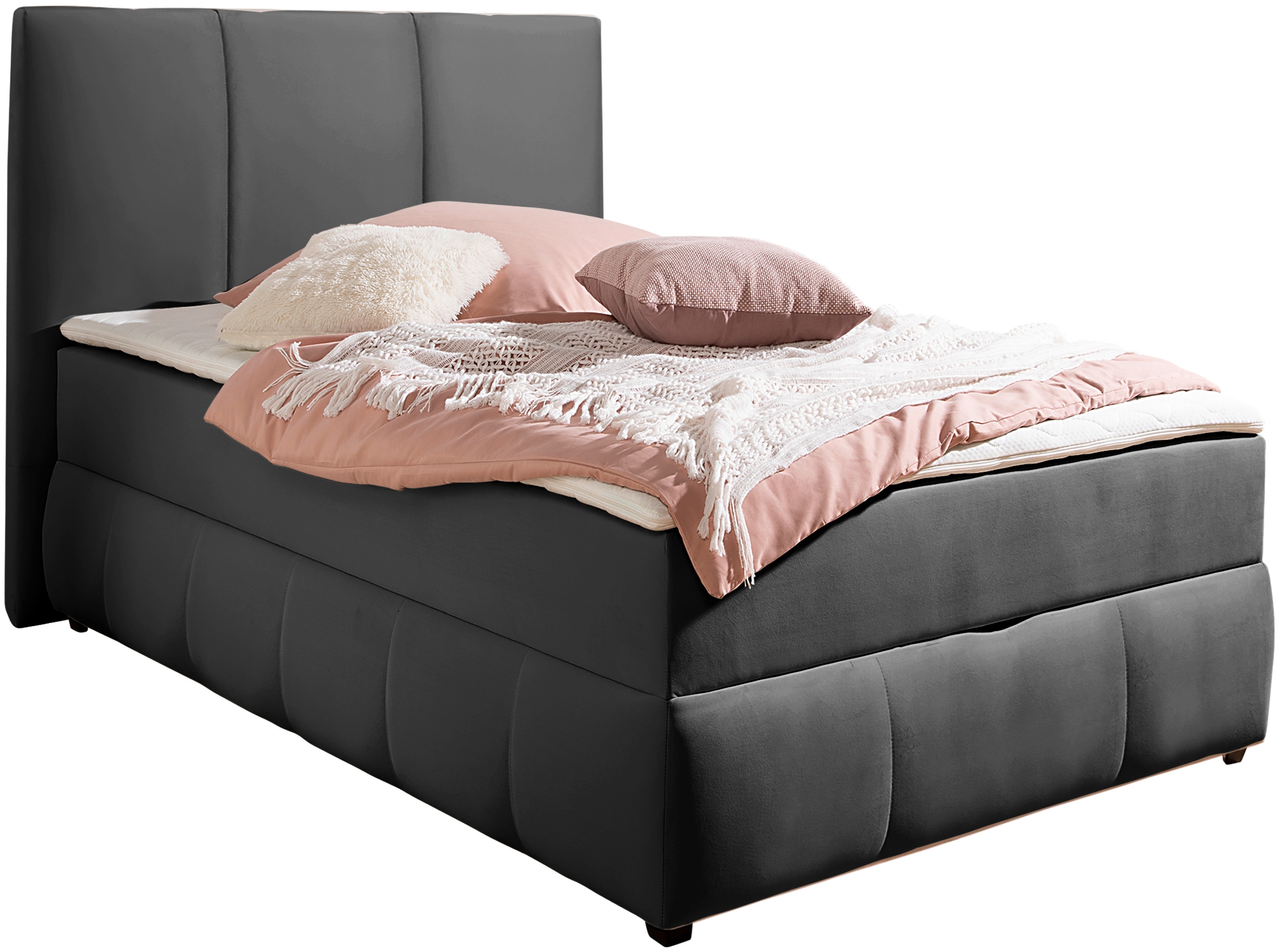 INOSIGN Boxbett »Hartley«, Inkl. Bettkasten & Topper, wählbar in H2, H3 o. H4