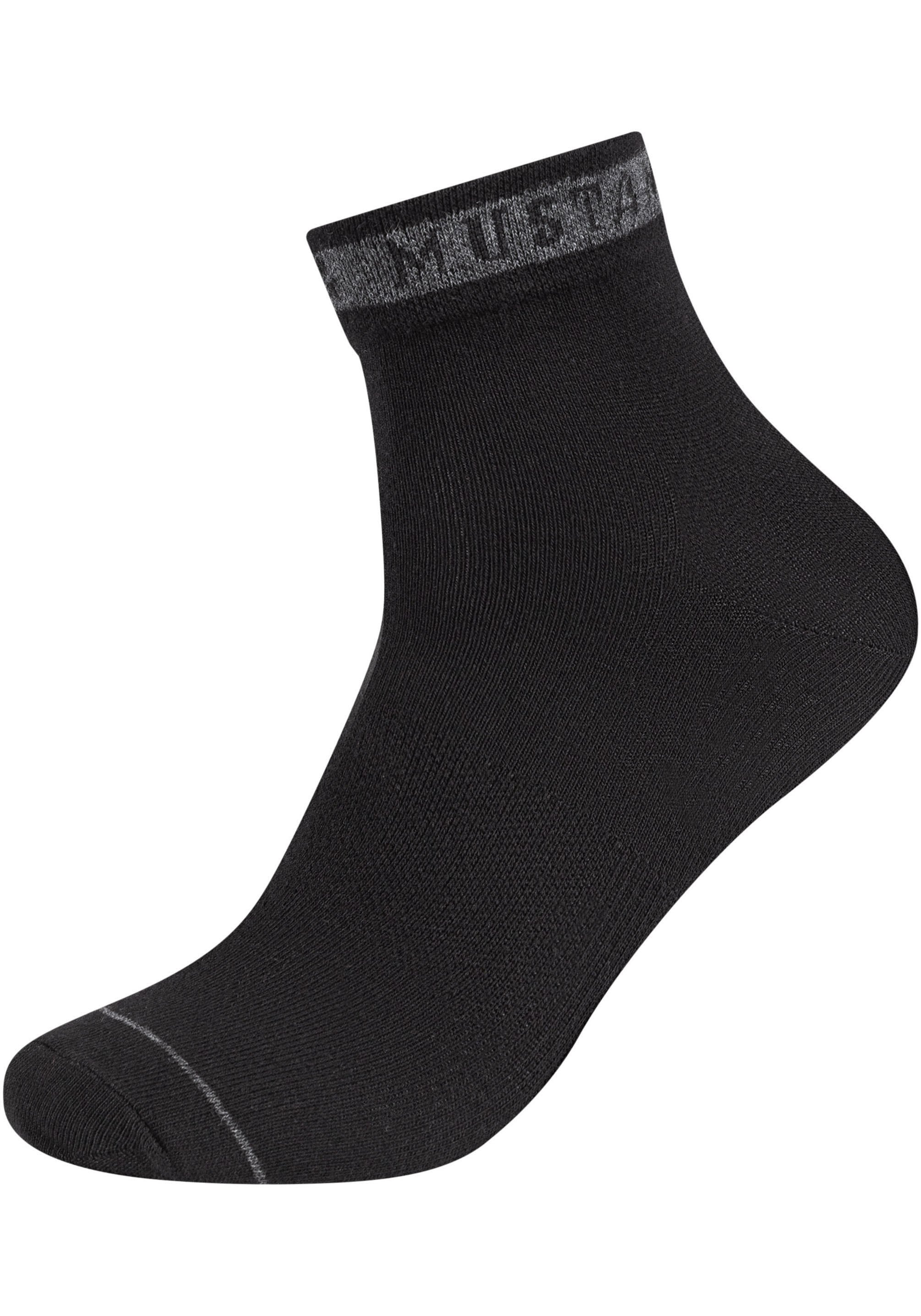 MUSTANG Kurzsocken, (6er Pack), mit hohem Baumwollanteil