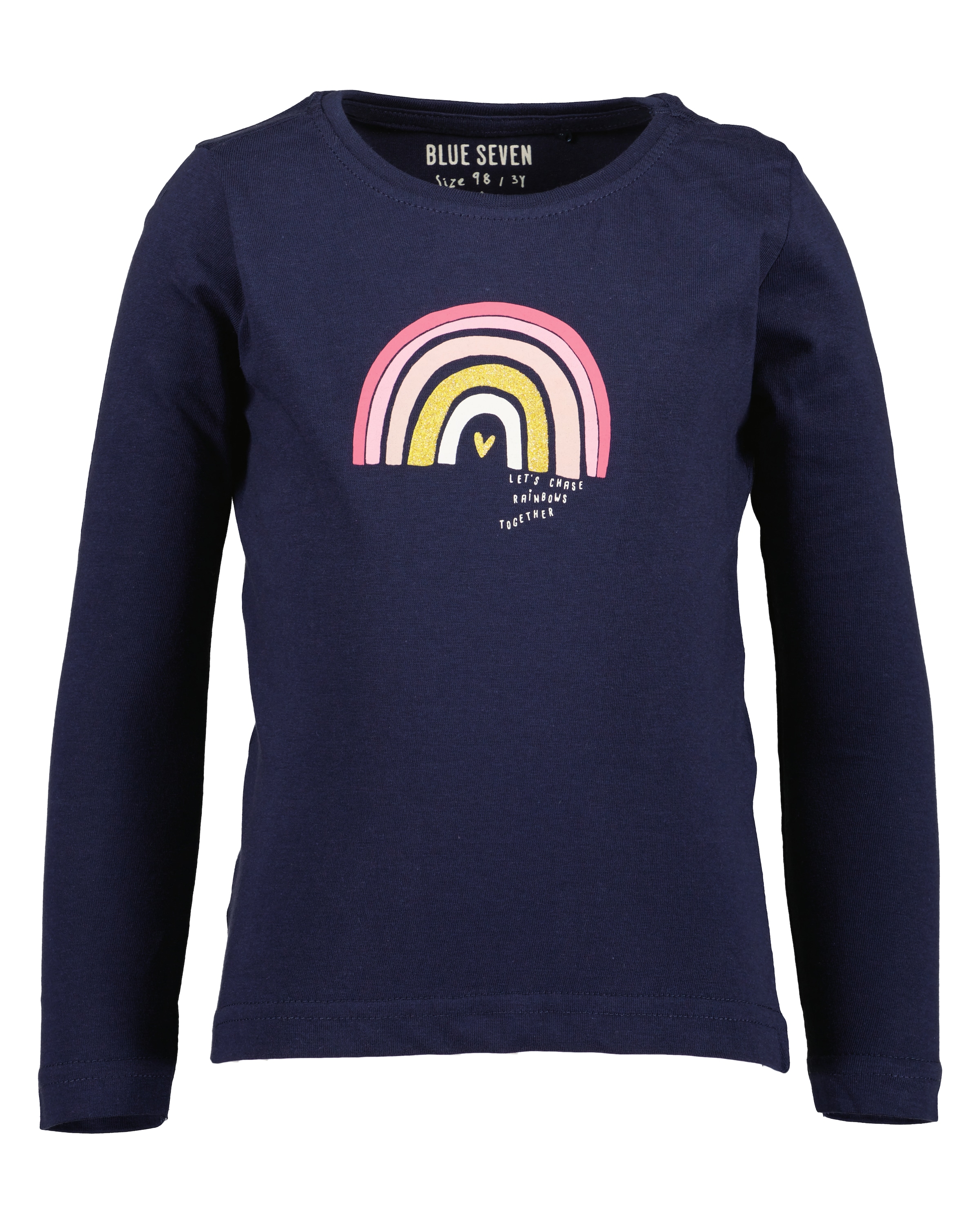 Blue Seven Langarmshirt Packung, 2 Stk. mit tollen Frontmotiven