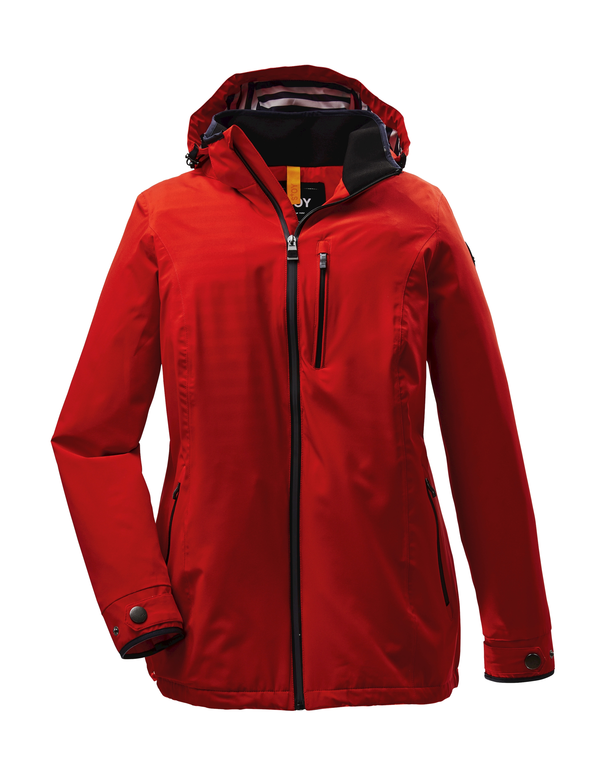 STOY Outdoorjacke »Thiant WMN JCKT A«, Wasserdichte STOY-Jacke, abzippbare Kapuze, umweltfreundlich imprägniert