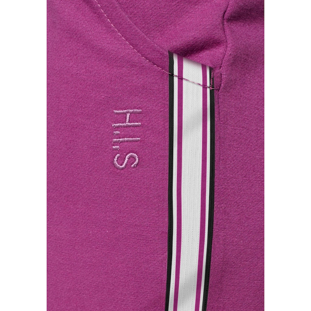 H.I.S Homewearhose »-Loungehose«, mit seitlichen Streifen und Eingrifftaschen, Loungeanzug