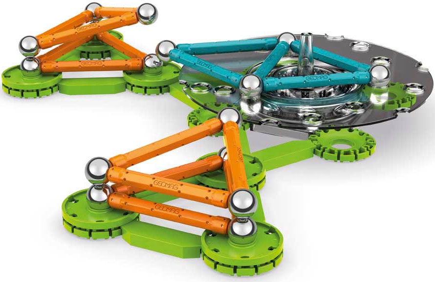 Geomag™ Magnetspielbausteine »GEOMAG™ Mechanics Motion, Recycled Magnetic Gears«, (96 St.), aus recyceltem Material