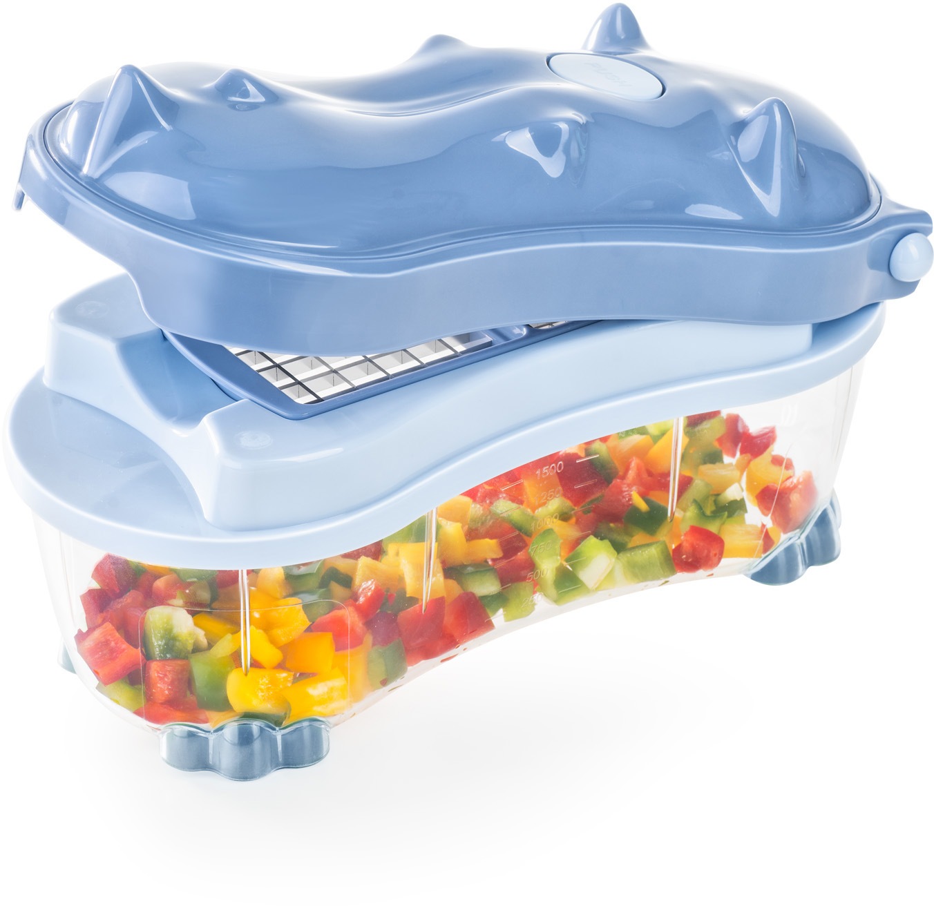 Genius Zerkleinerer »Nicer Dicer Fun«, 1500 ml Kunststoff-Auffangbehälter, Set 14-tlg