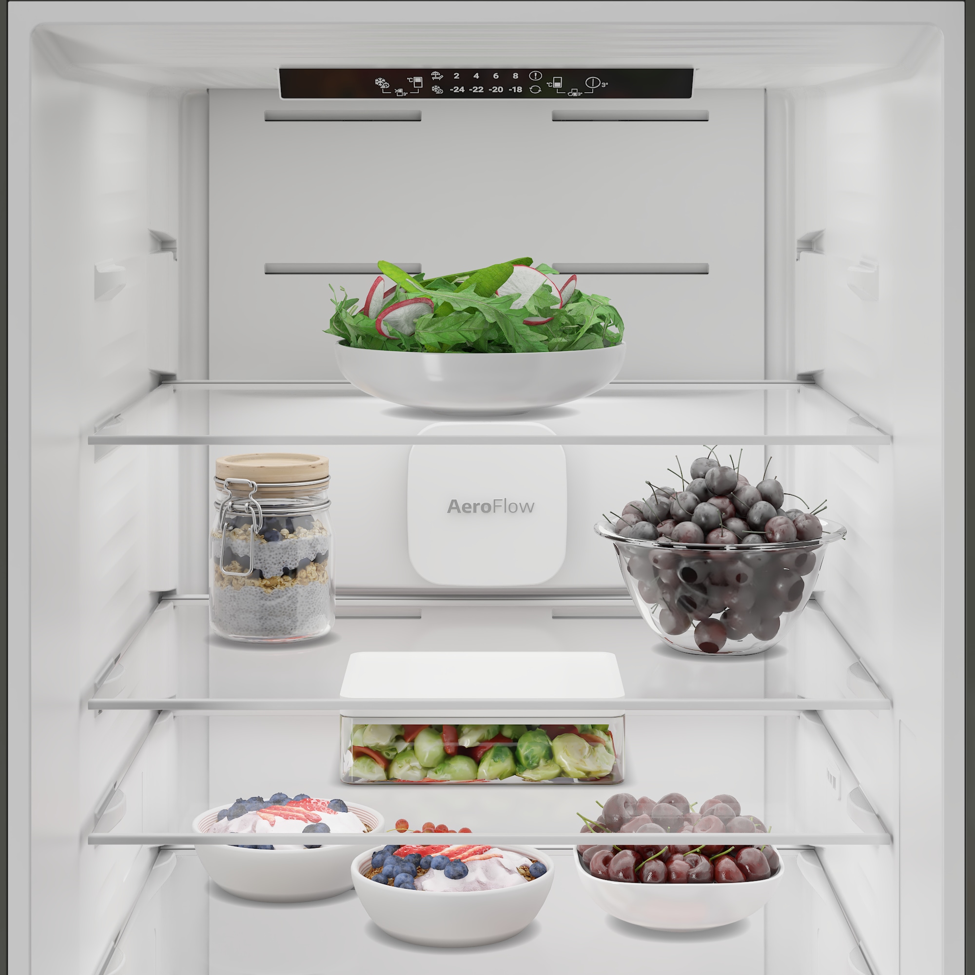 BEKO Kühl-/Gefrierkombination »B5RCNA376HXB« 186,5 cm hoch 59,5 cm breit Volle Kapazität – ohne Abtauen