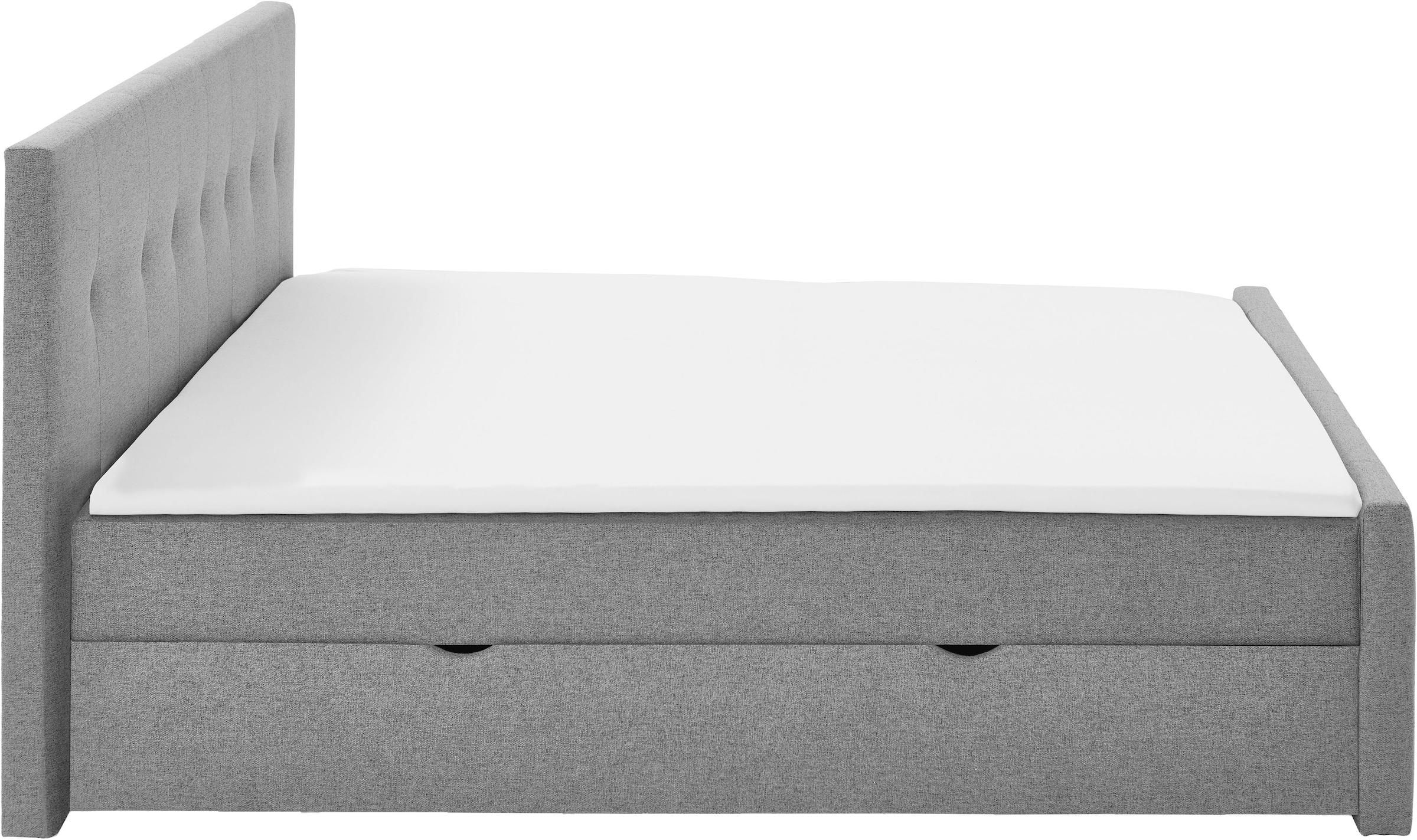 INOSIGN Boxbett »Tessaja, inkl. Bettkasten, in der Breite 180x200cm erhältlich« Kopf- und Fußteil gesteppt, inkl. Anti-Slip-Topper