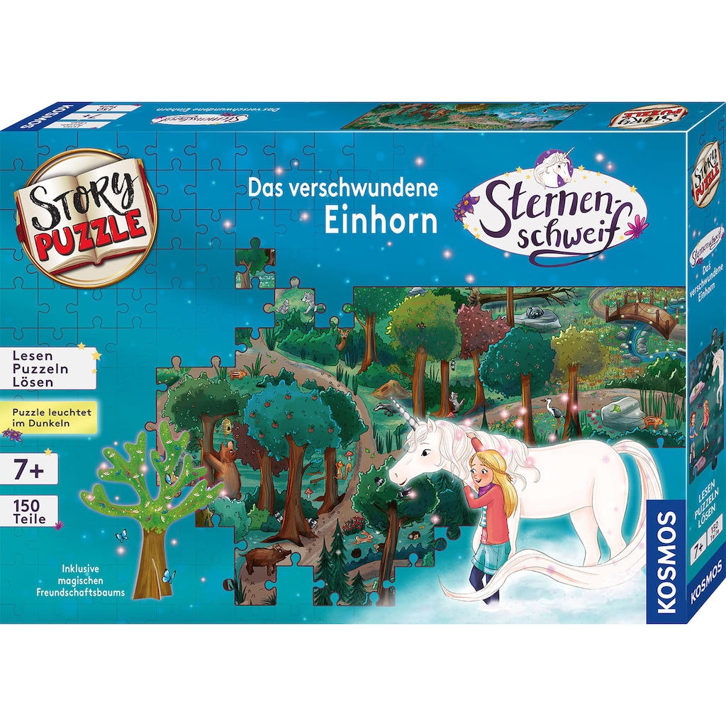 Kosmos Puzzle »StoryPuzzle, Sternenschweif, Das verschwundene Einhorn«, Made in Germany