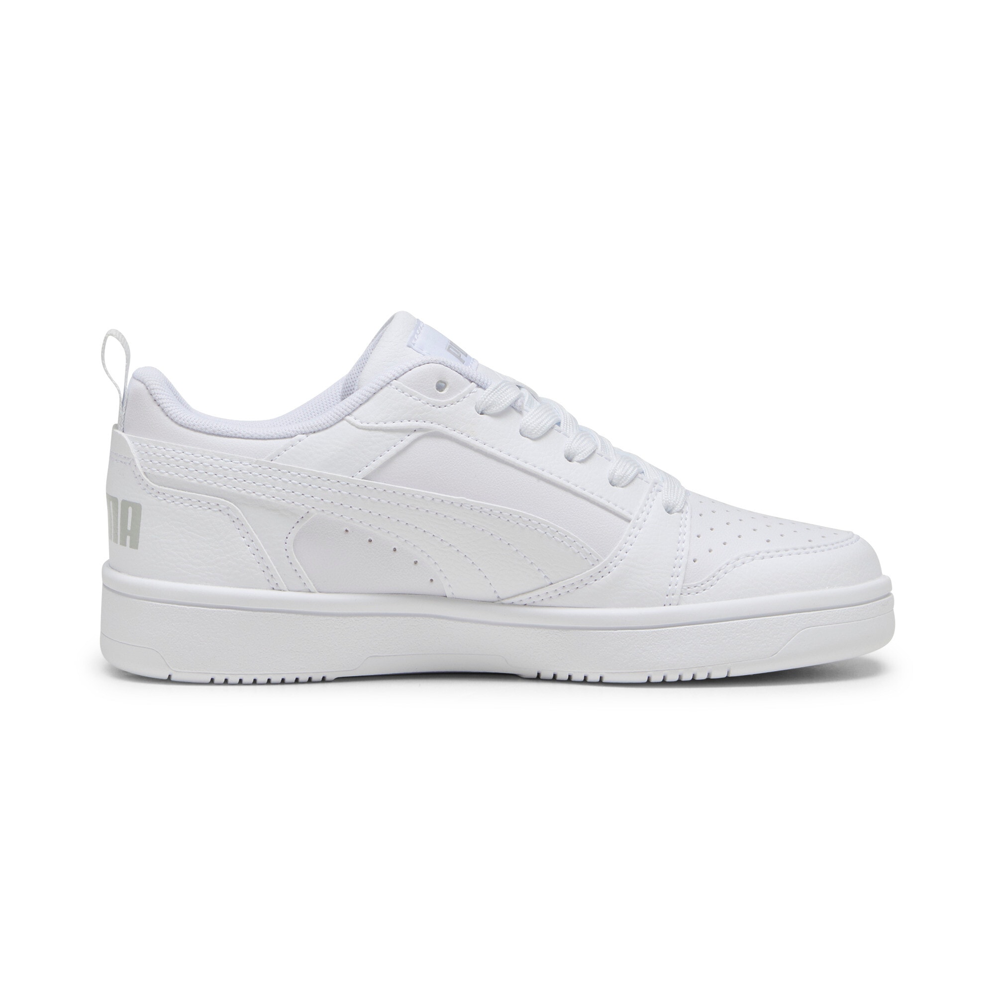 PUMA Sneaker »REBOUND V6 LO JR«  mit Schnürverschluss, dämpfendes Fußbett, aus Synthetik