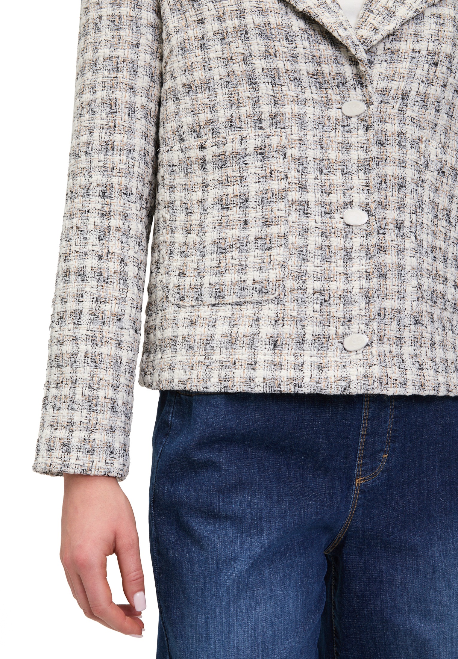 Cartoon Jackenblazer »Tweedblazer mit aufgesetzten Taschen«
