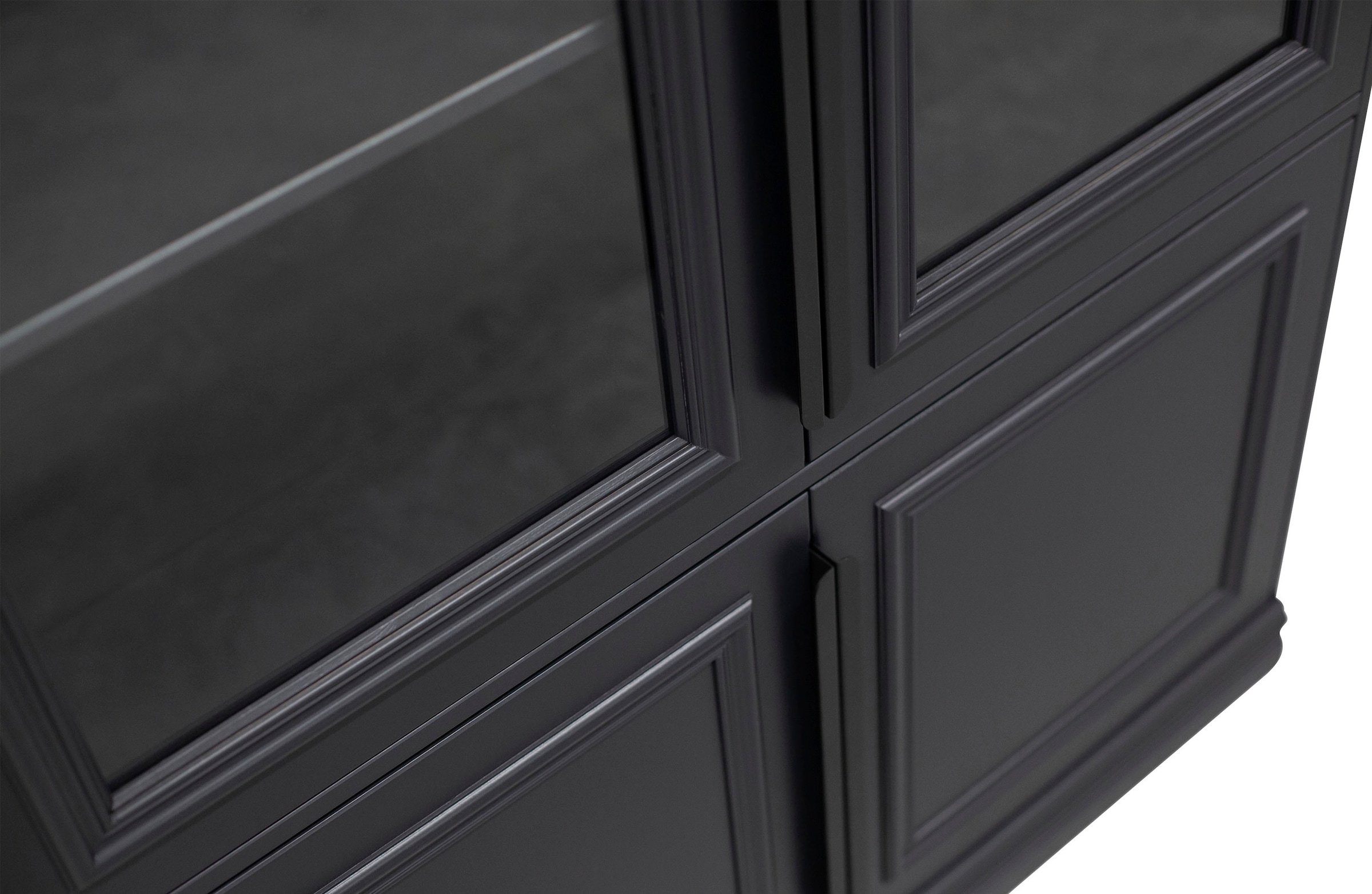 WOOOD Vitrine »Organize«, mit Glastüren, aus Kiefernholz, H 215 cm x B 110 cm