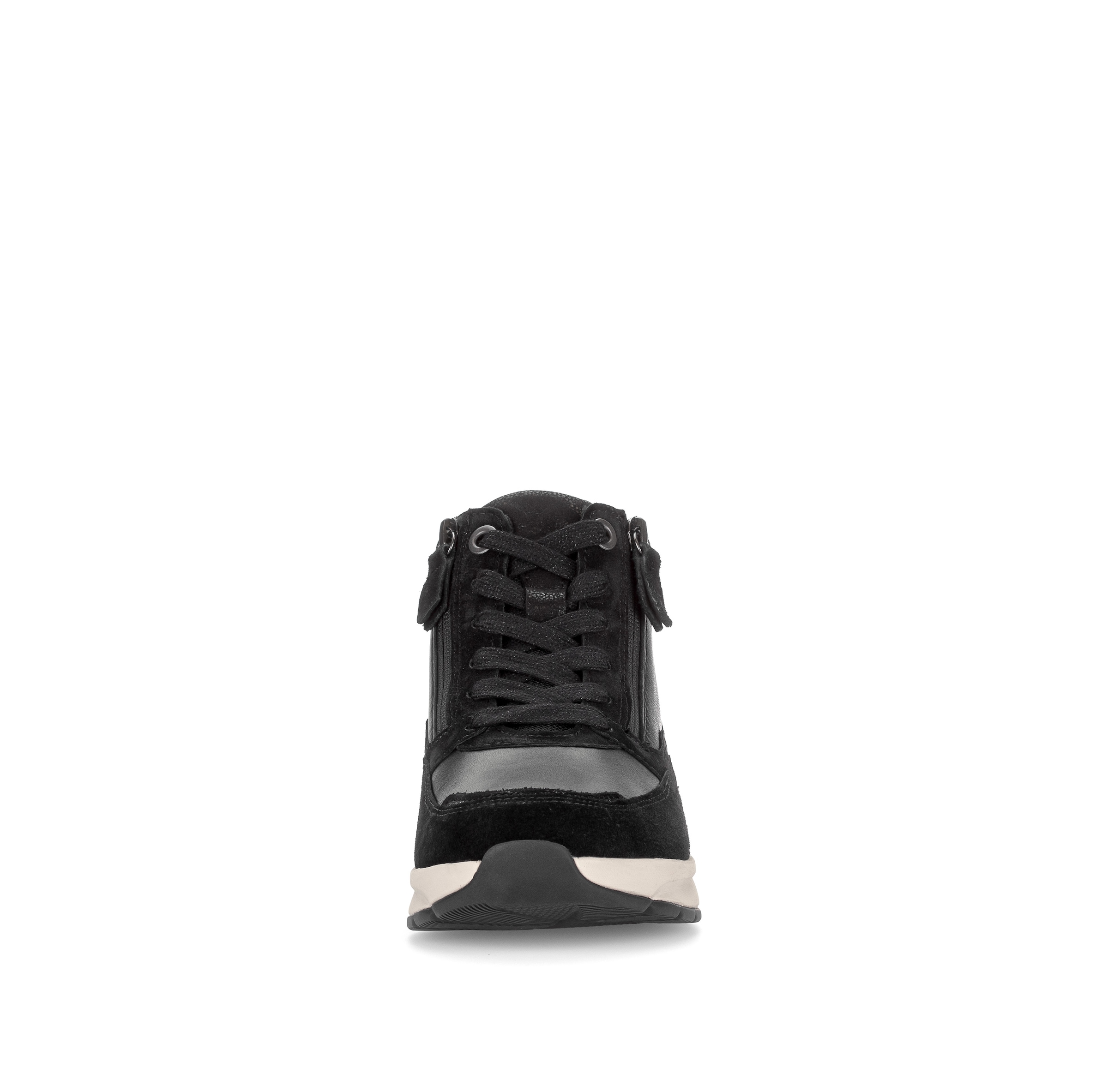 rollingsoft Schnürboots  Keilabsatz, High Top-Sneaker mit herausnehmbarer Innensohle