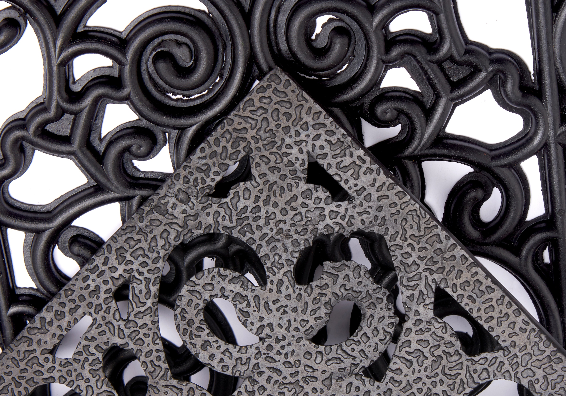 HANSE Home Fußmatte »Ornaments, Türmatte« rechteckig 10 mm Höhe Gummi, Schmutzfangmatte, Outdoor, Rutschfest, Innen, Gummimatte