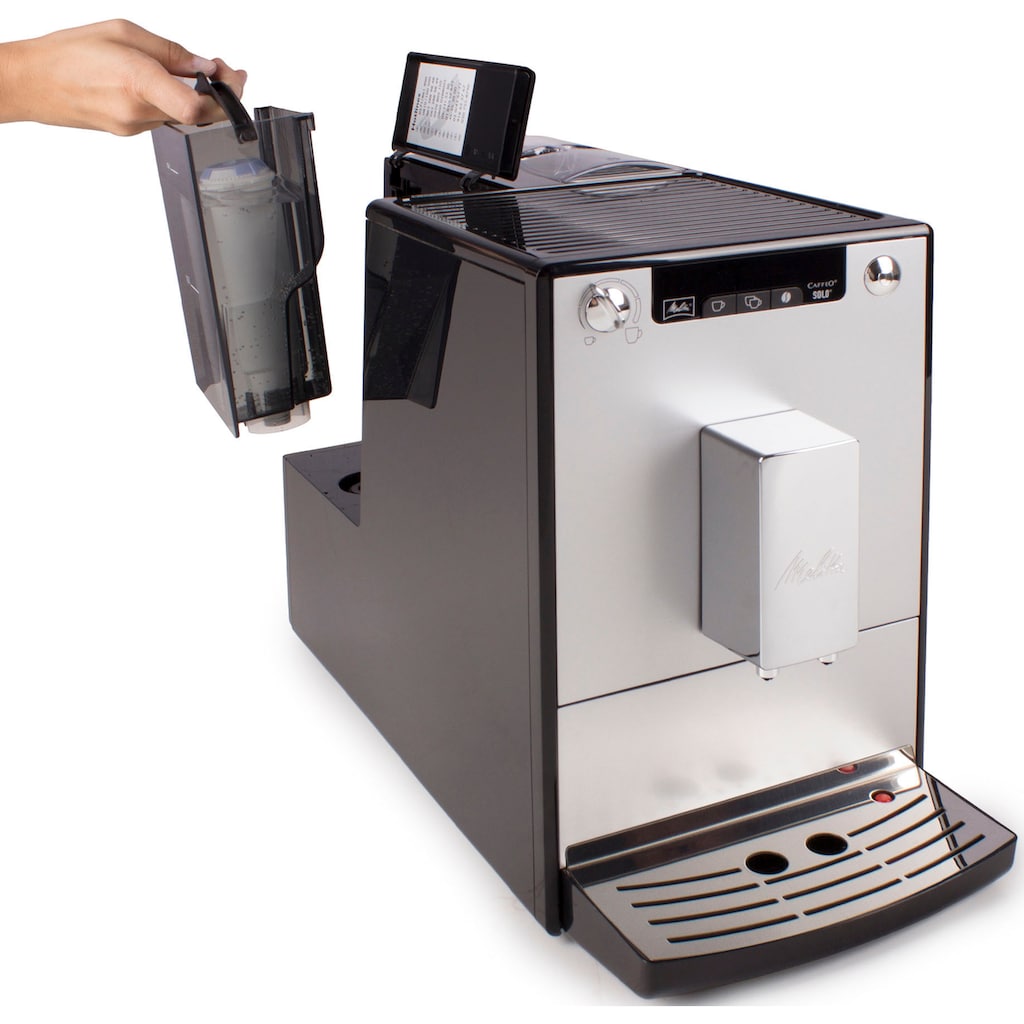 Melitta Kaffeevollautomat »Solo® E950-203, silber/schwarz«