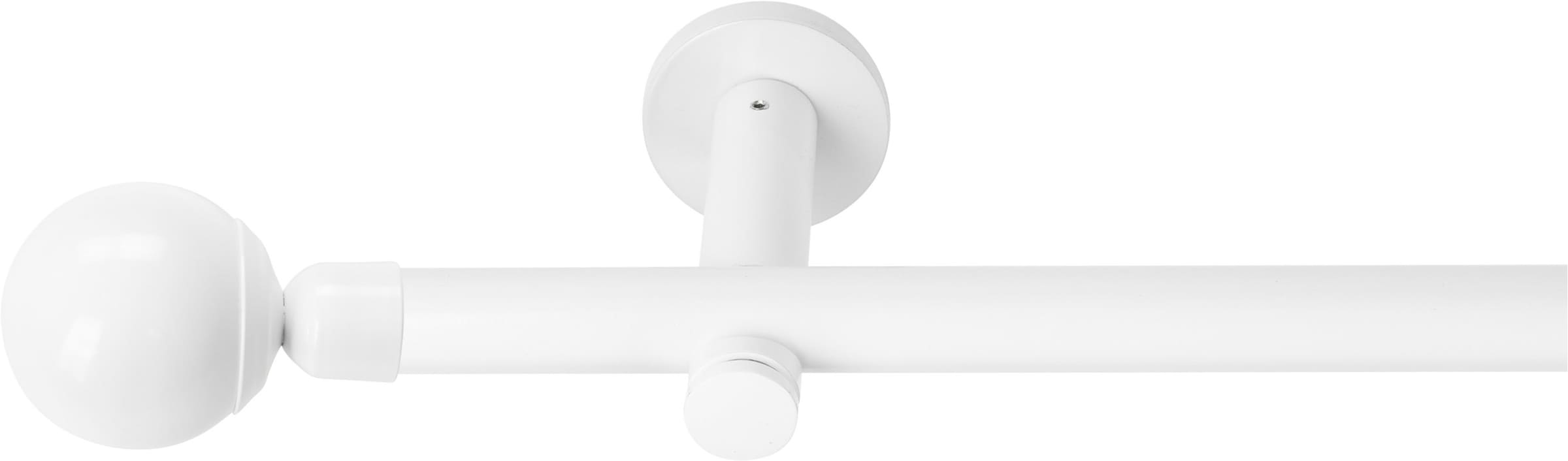 SN DECO GROUP Gardinenstange »Gardinenstange Reims Ø 19 mm, 1-läufig, Fixmaß, verschraubt« Ø 19 mm Fixmaß;kürzbar