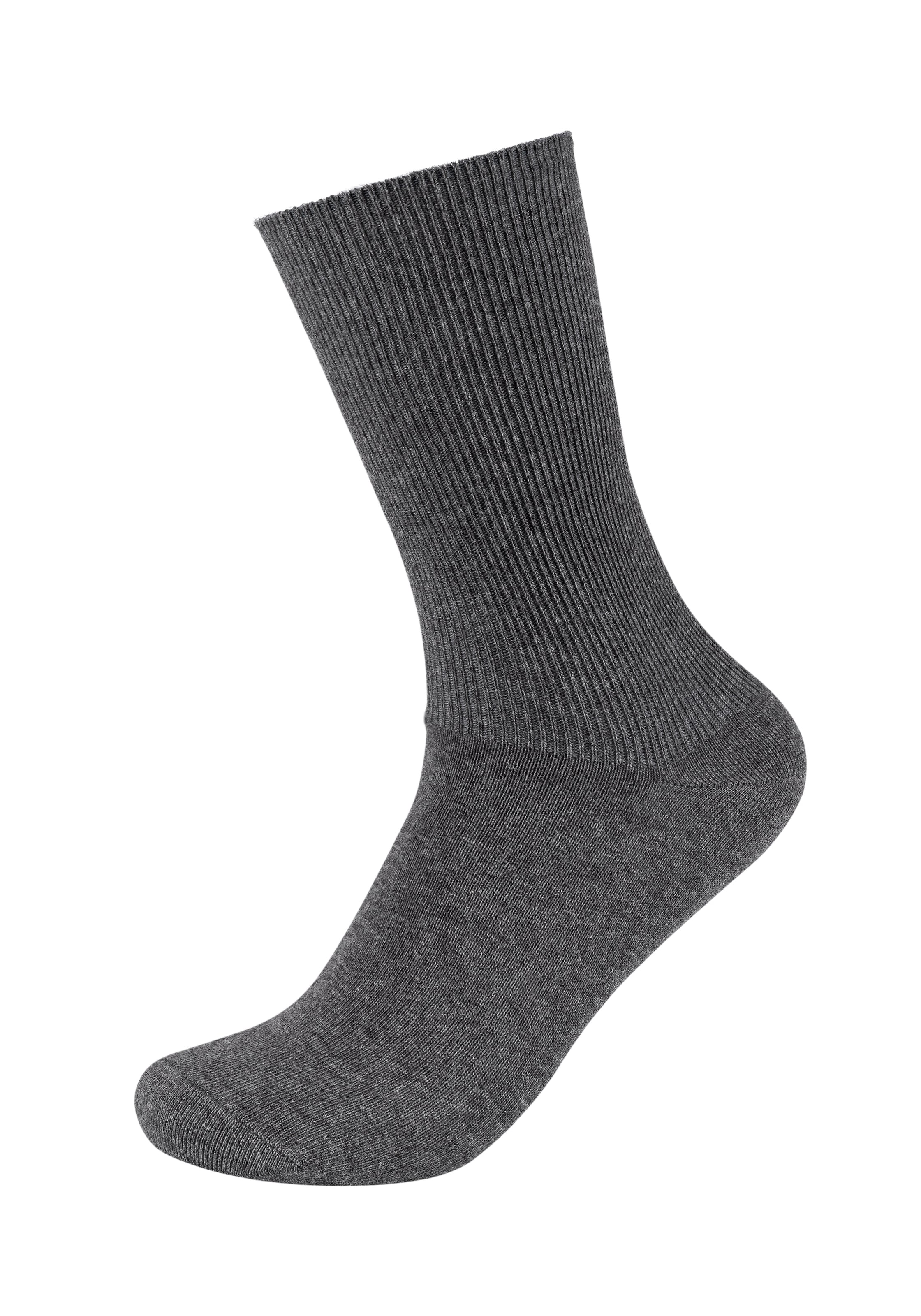 Camano Diabetikersocken, (4er Pack), Superweiche Bündchen, Venenfreundliche Socken