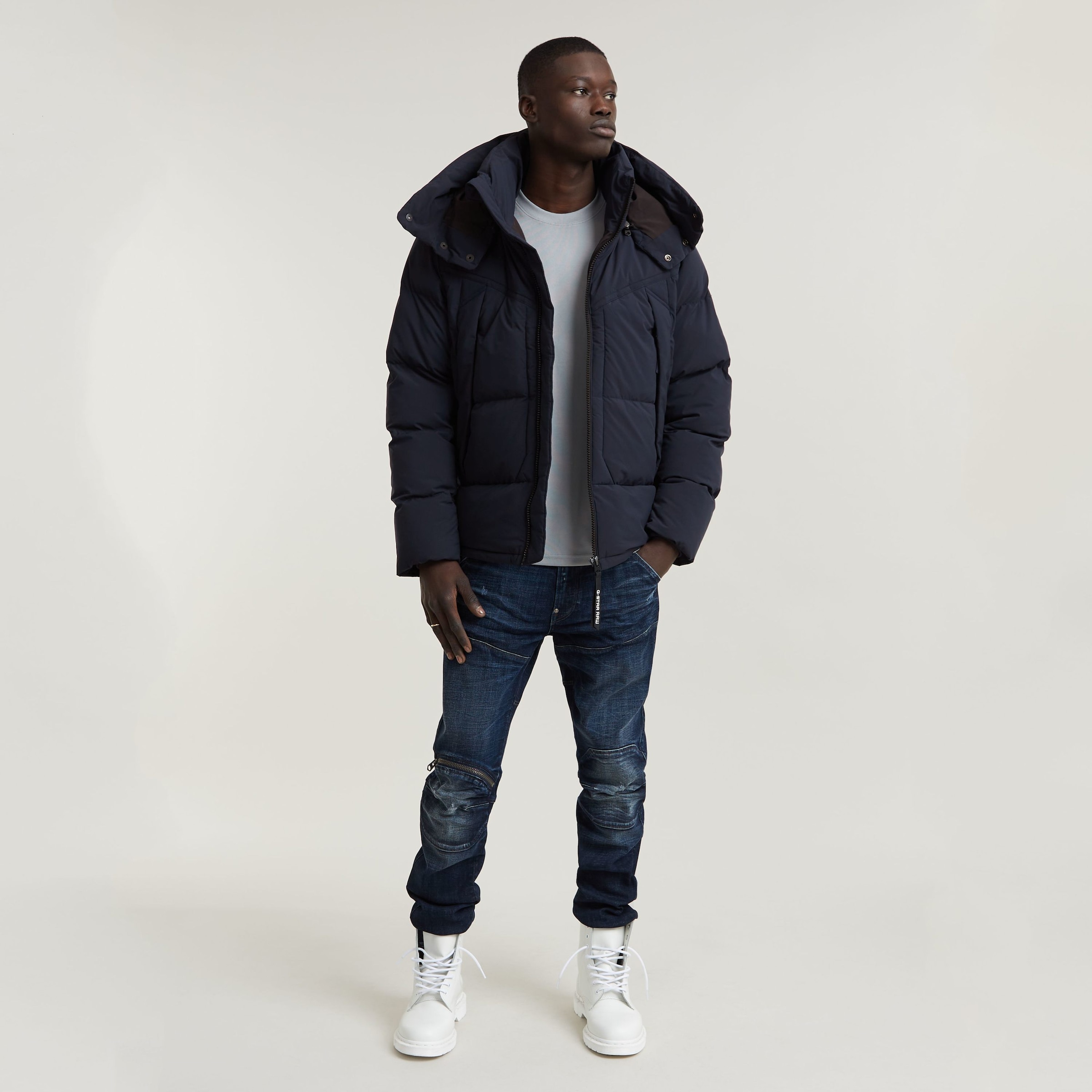 G-STAR Outdoorjacke »G- Whistler Pdd Hdd Jkt 2.0«, mit Kapuze
