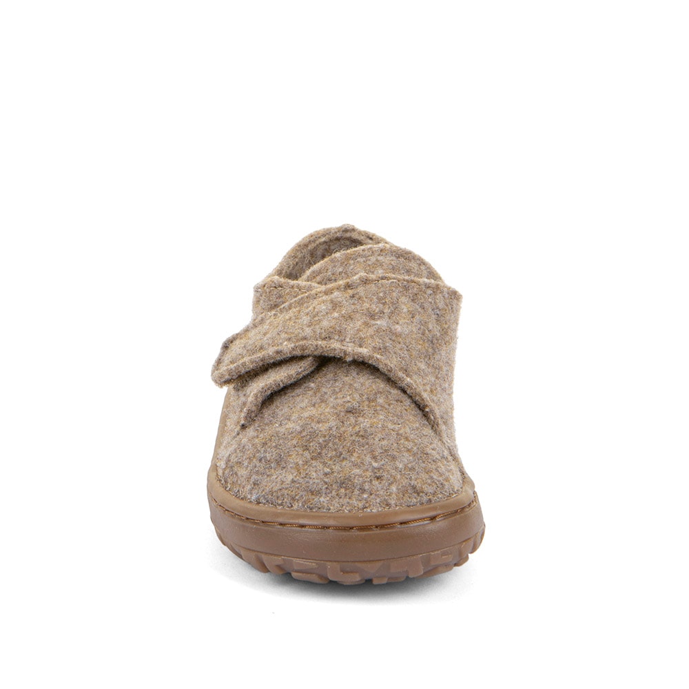 froddo® Hausschuh »BAREFOOT WOOLY«  barfoot Klettschuh für zu Hause, Kindergartenschuh mit Wollfutter