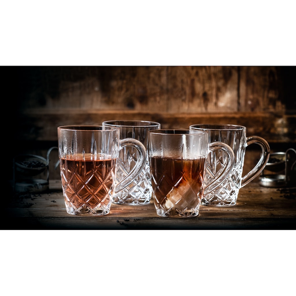 Nachtmann Teeglas »Noblesse«, (Set, 4 tlg.), für Heißgetränke, 347 ml, 4-teilig