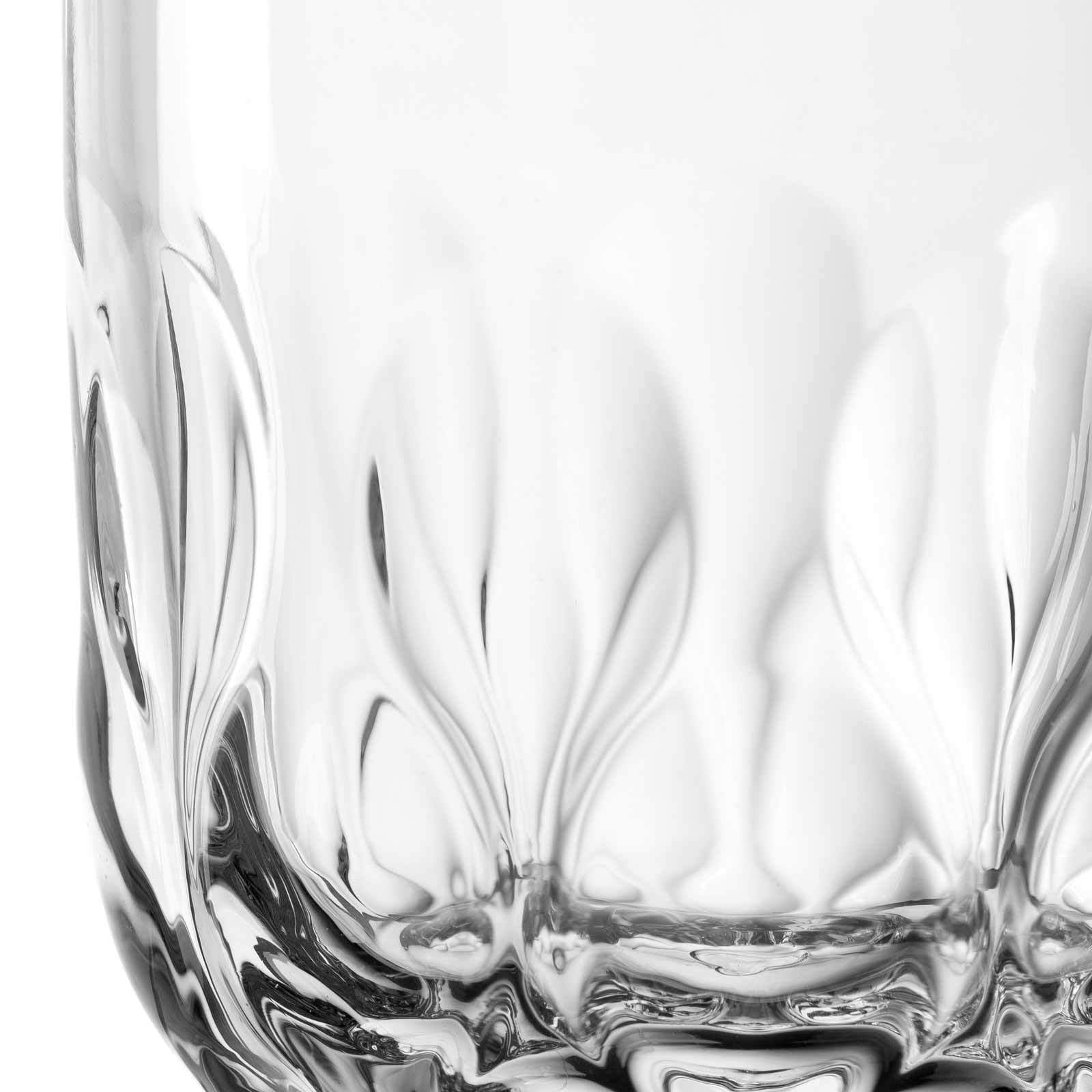 LEONARDO Latte-Macchiato-Glas »Kaffeegläser (3) Gocce 220 ml 6er Set transparent«