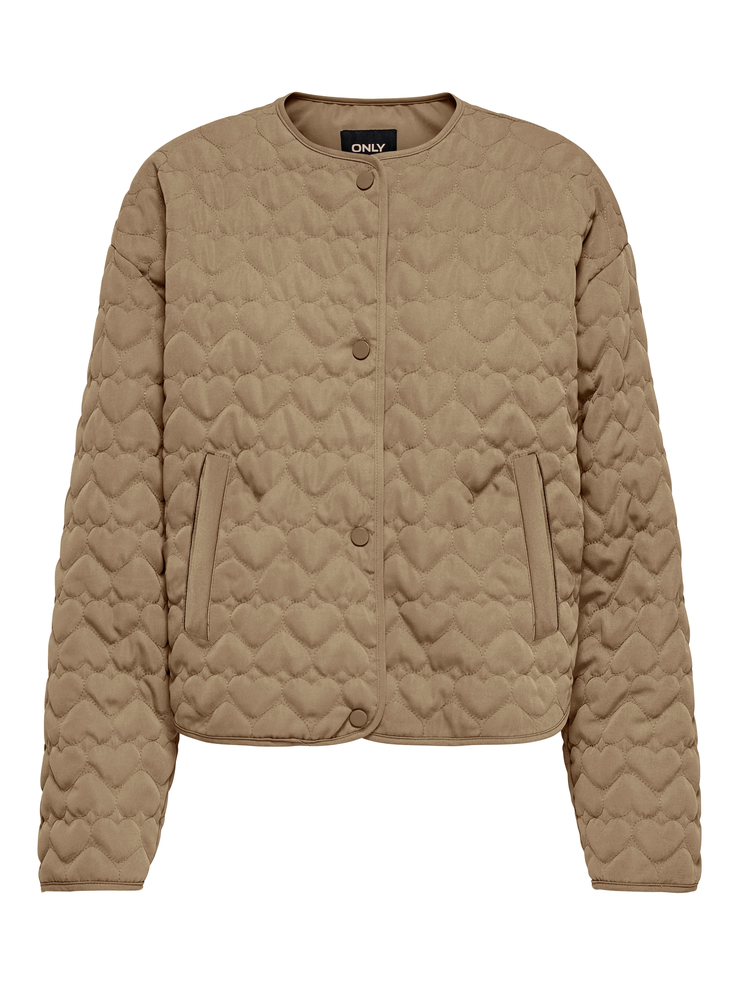 ONLY Steppjacke »ONLHEART LIFE QUILTED JACKET NOOS OTW« mit Steppmuster in Herzchenform