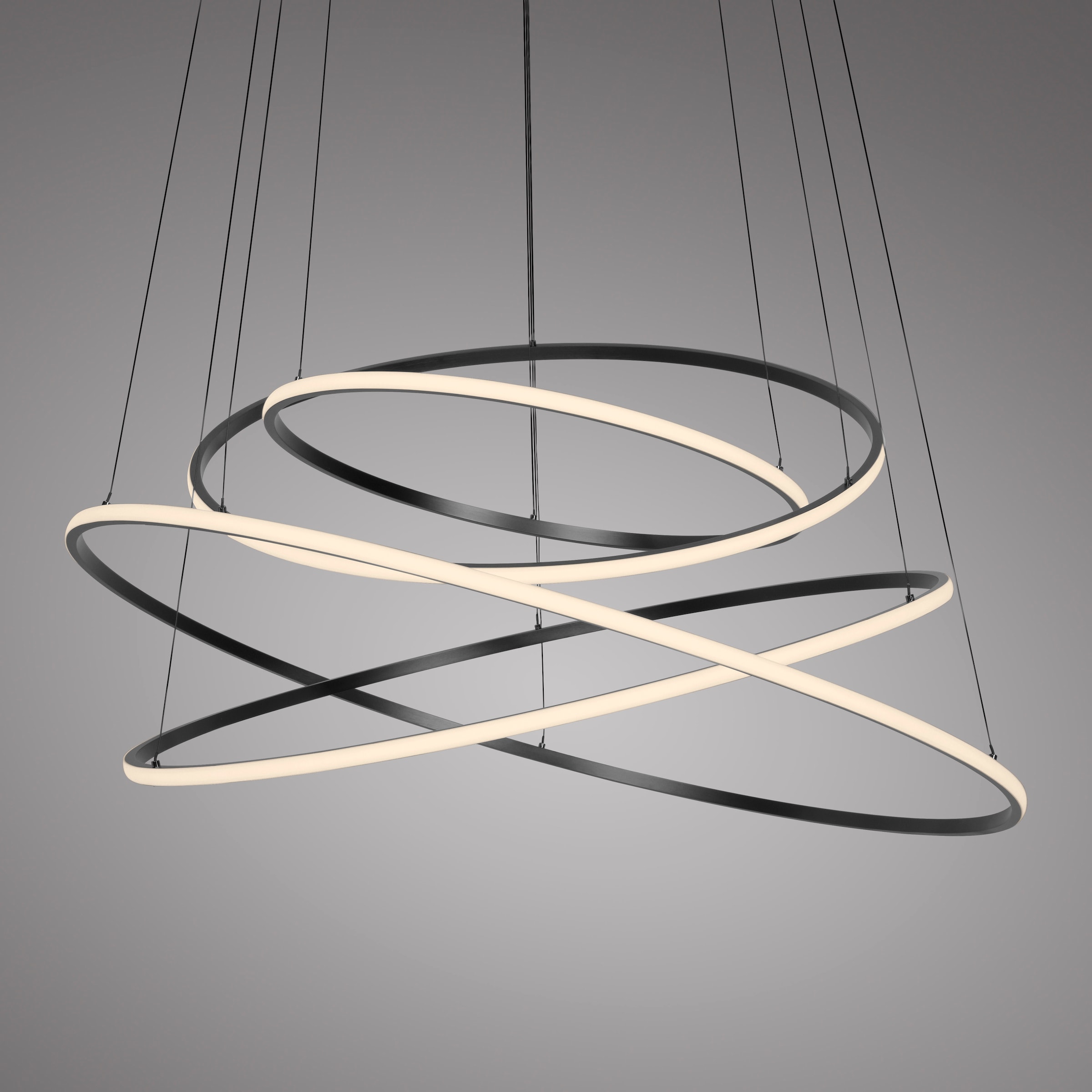 Neuhaus PURE LED Pendelleuchte »PURE E-Flying Rings« LED-Board 1 Stk. warmweiß - kaltweiß e-LIFT® Funktion, CCT, dimmbar über Fernbedienung