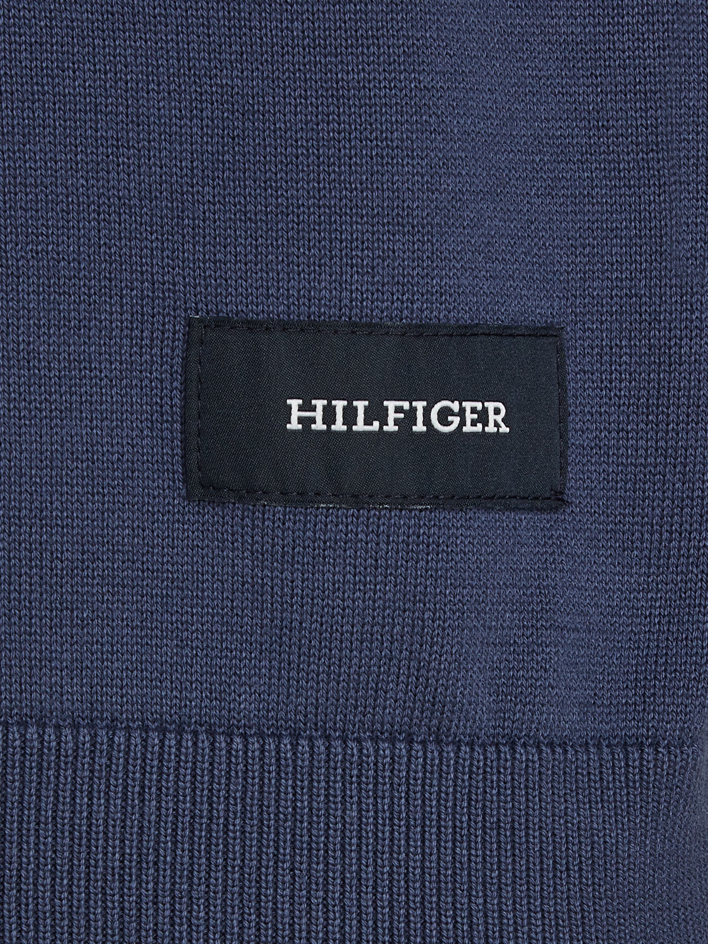 Tommy Hilfiger Rundhalspullover »RWB COTTON CREW NECK«, farbliche Akzente in Tommy Farben