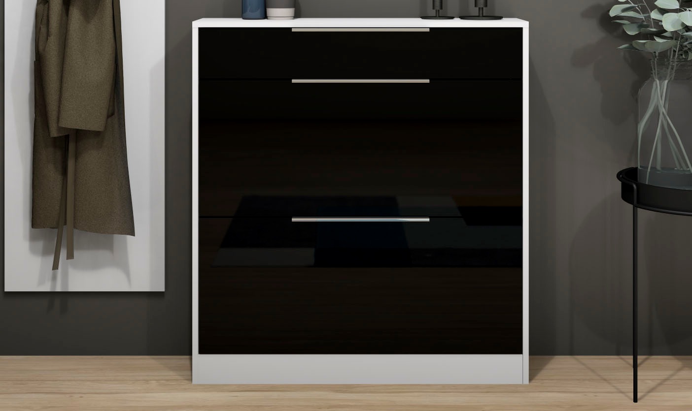 borchardt Möbel Schuhschrank, Stehende Montage, Wandmontage & Glasböden unter Mehr aus der Serie
