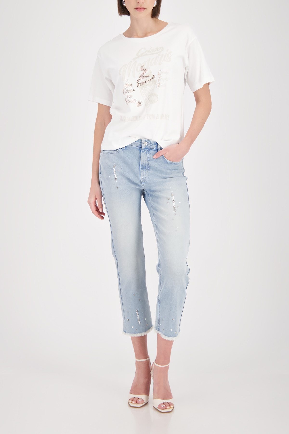 Monari T-Shirt »Shirt Ice Cream« Regular fit mit Gelato-Print