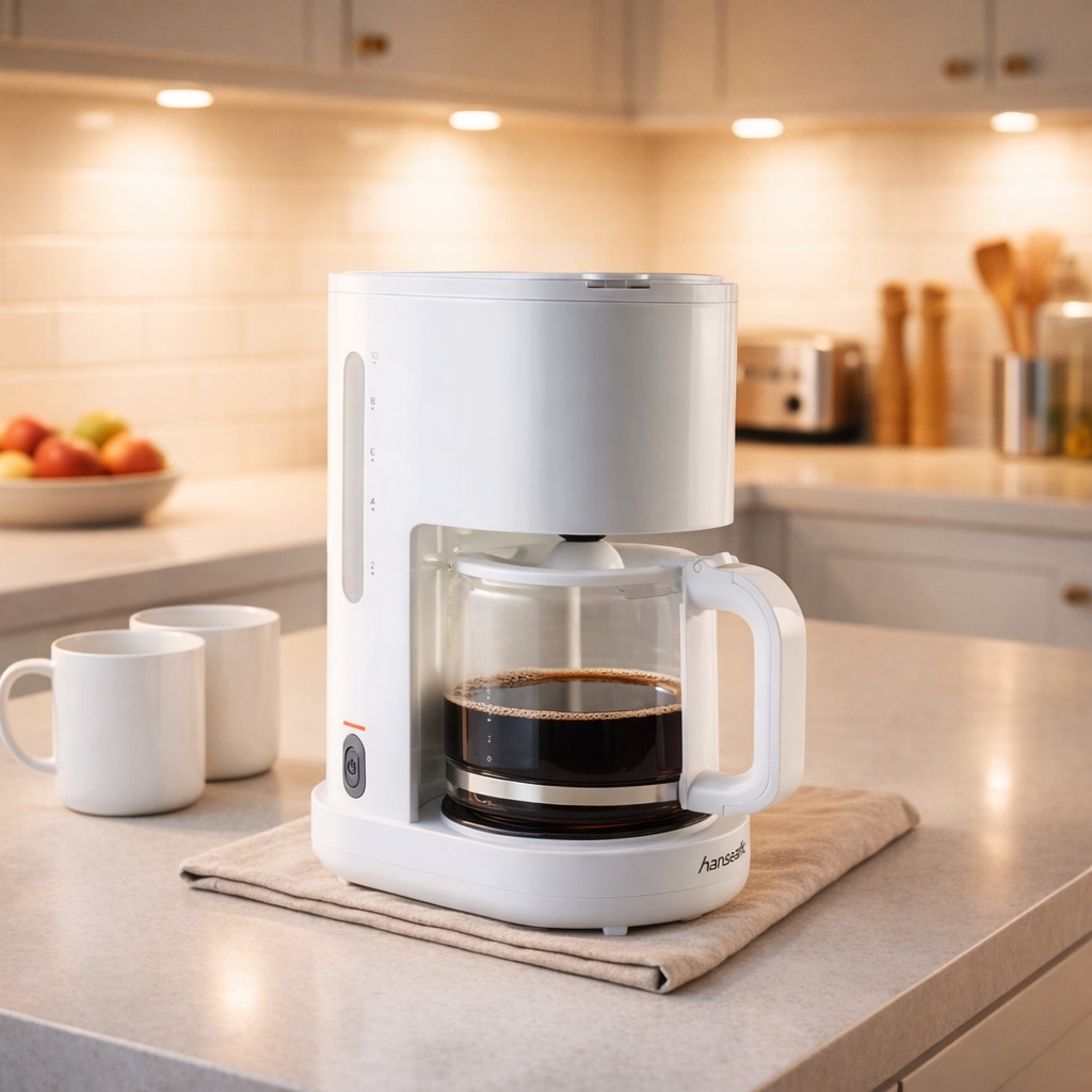 Hanseatic Filterkaffeemaschine »HCM125900WD« 1,25 l Kaffeekanne Korbfilter 1x4