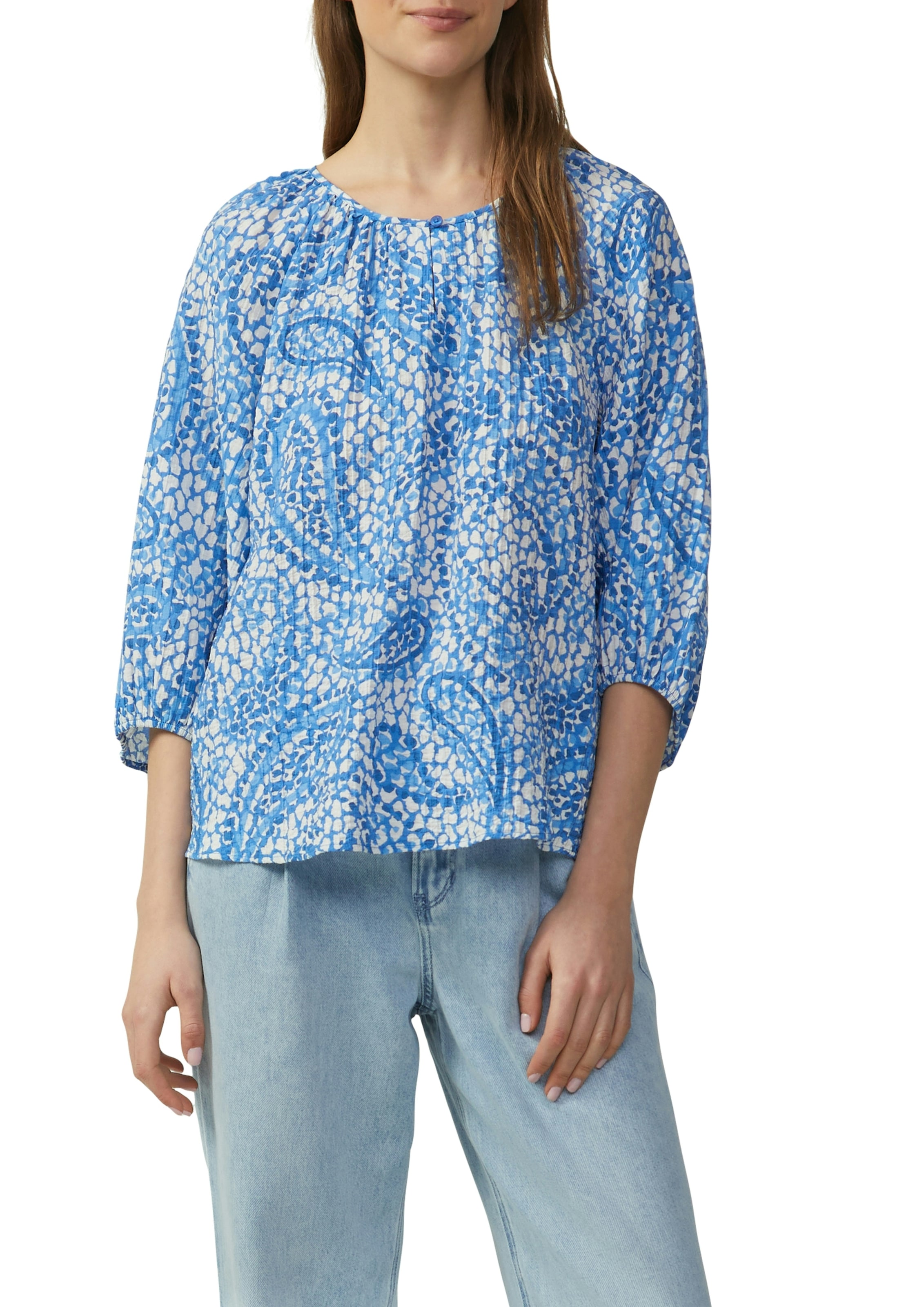 s.Oliver Klassische Bluse mit All-Over Print