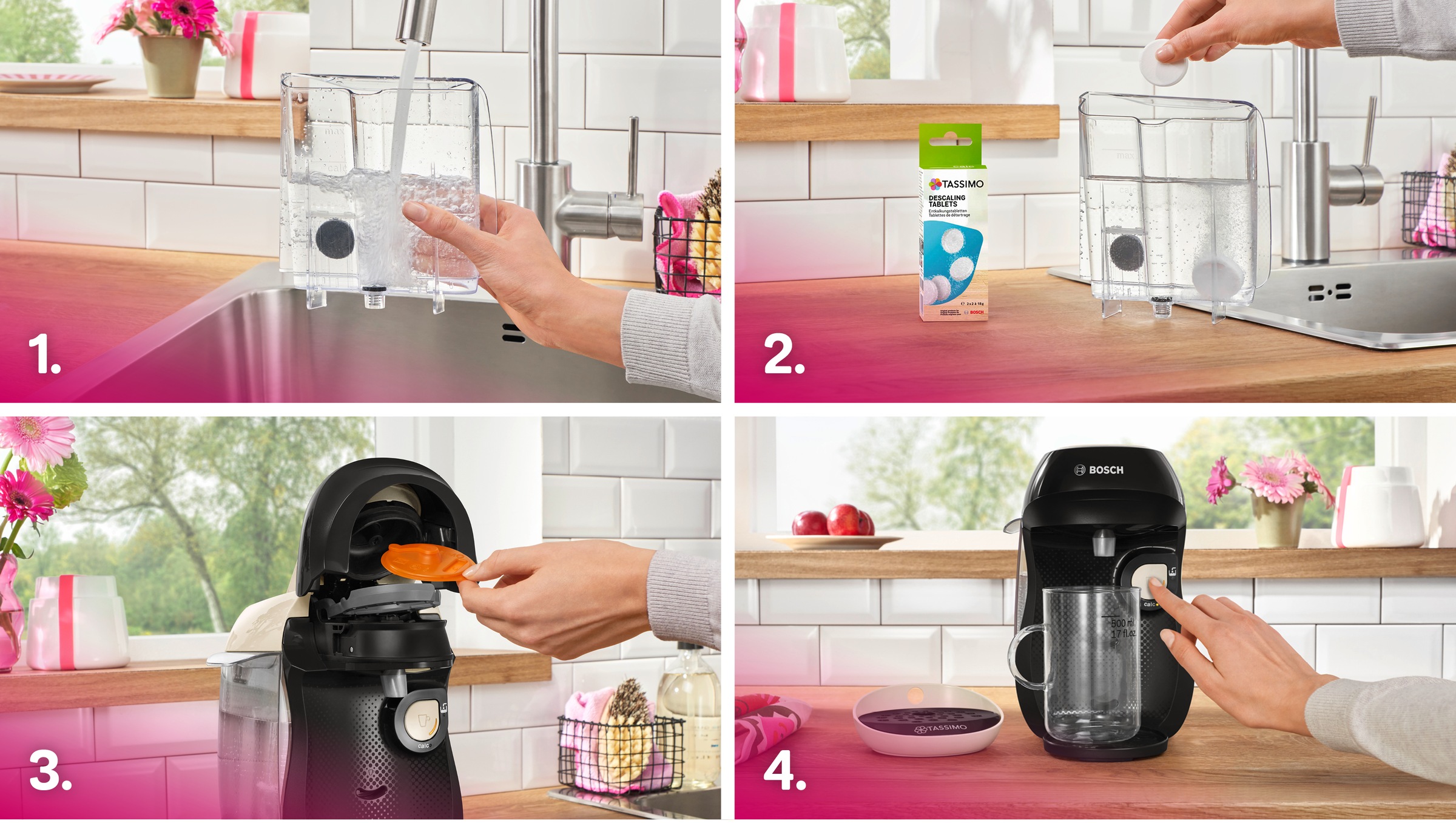 TASSIMO Kapselmaschine »happy friendly TAS107E, über 70 Getränke, platzsparend«, nachhaltig, geeignet für alle Tassen, Wassertank 0,7 L, schwarz/creme