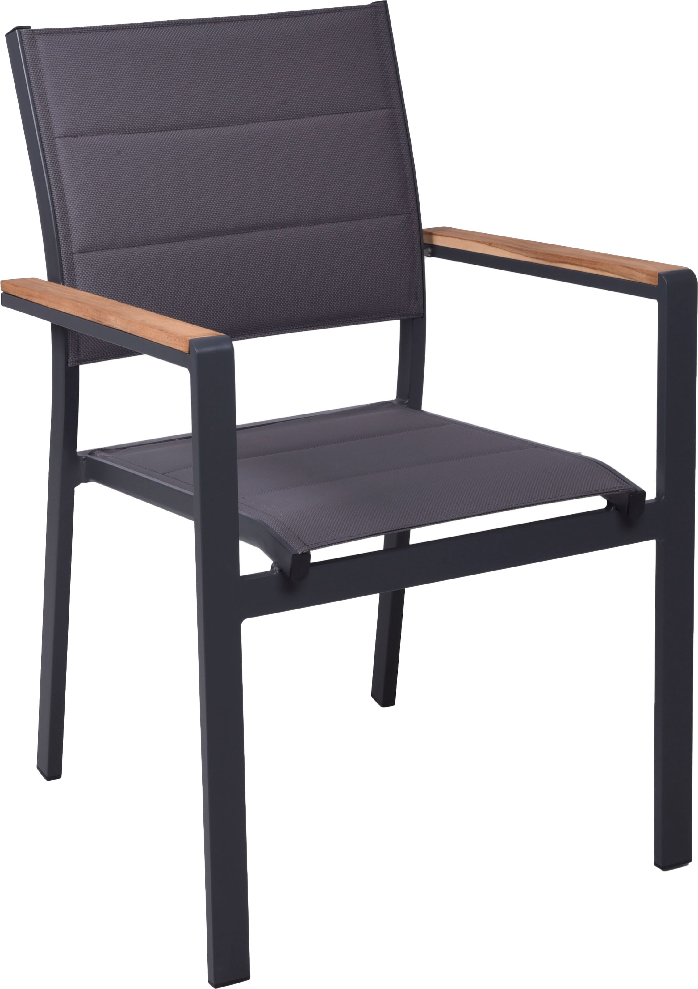 Garden Pleasure Garten-Essgruppe », Tischgruppe »RANA/DAVINA Set 01«« Set, 5 Stk. tlg. 4 Stühle (stapelbar), Tisch LxB: 202x100 cm