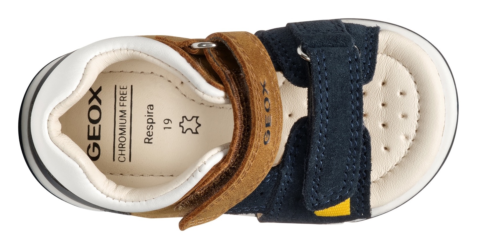 Geox Lauflernschuh »B SANDAL ZAPITO BOY«, Babyschuh, Sandale, Trekking Schuh mit Klettverschluss