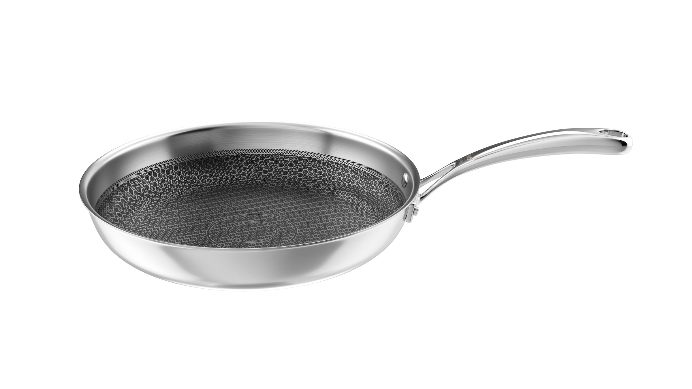 Elo Premium Bratpfanne »Relief Evolution« Edelstahl 18/10 1 tlg. tlg. einzigartiges Öl Dosiersystem, Induktion