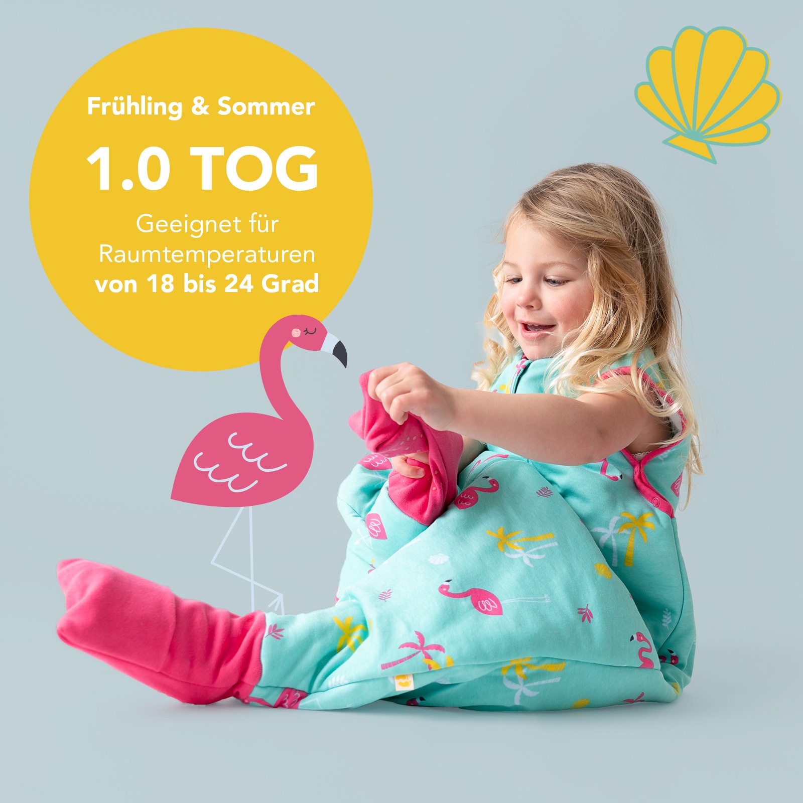 Schlummersack Babyschlafsack »Schlafsack mit Füßen 1.0 Tog«